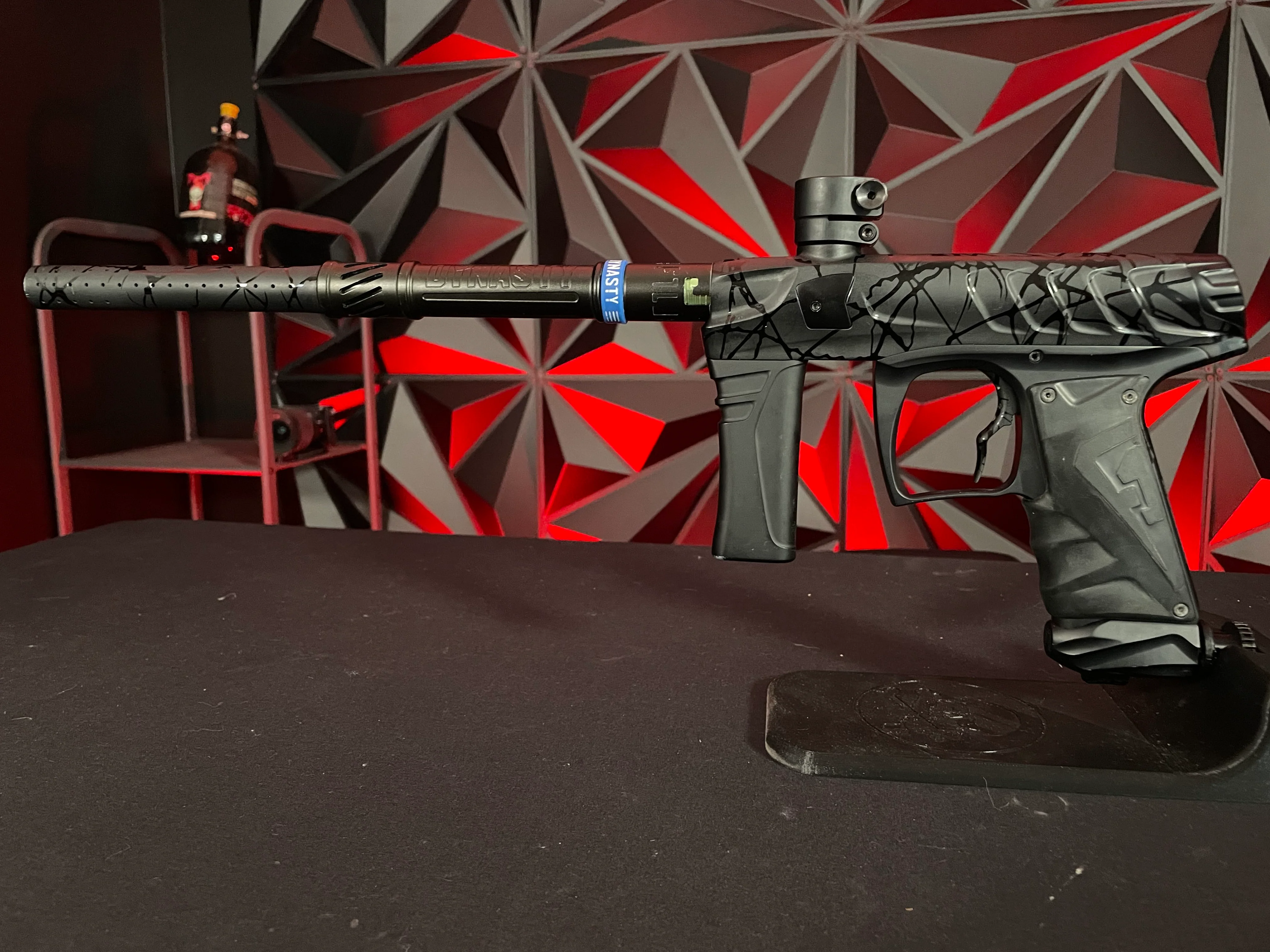 Used Field One Force Paintball Gun - Black Splash - Image 6
