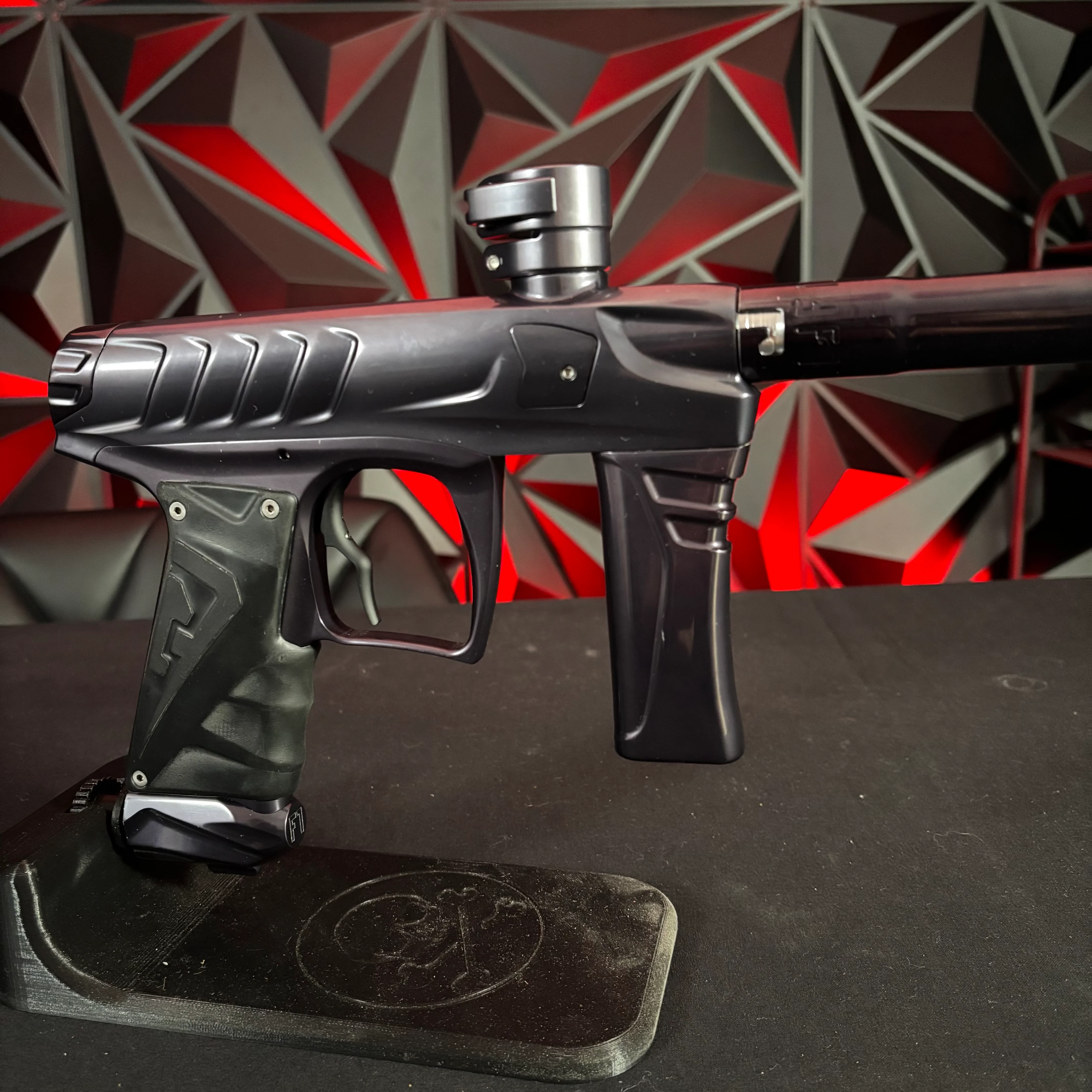 Used Field One Force Paintball Gun - Polished Pewter - Image 3