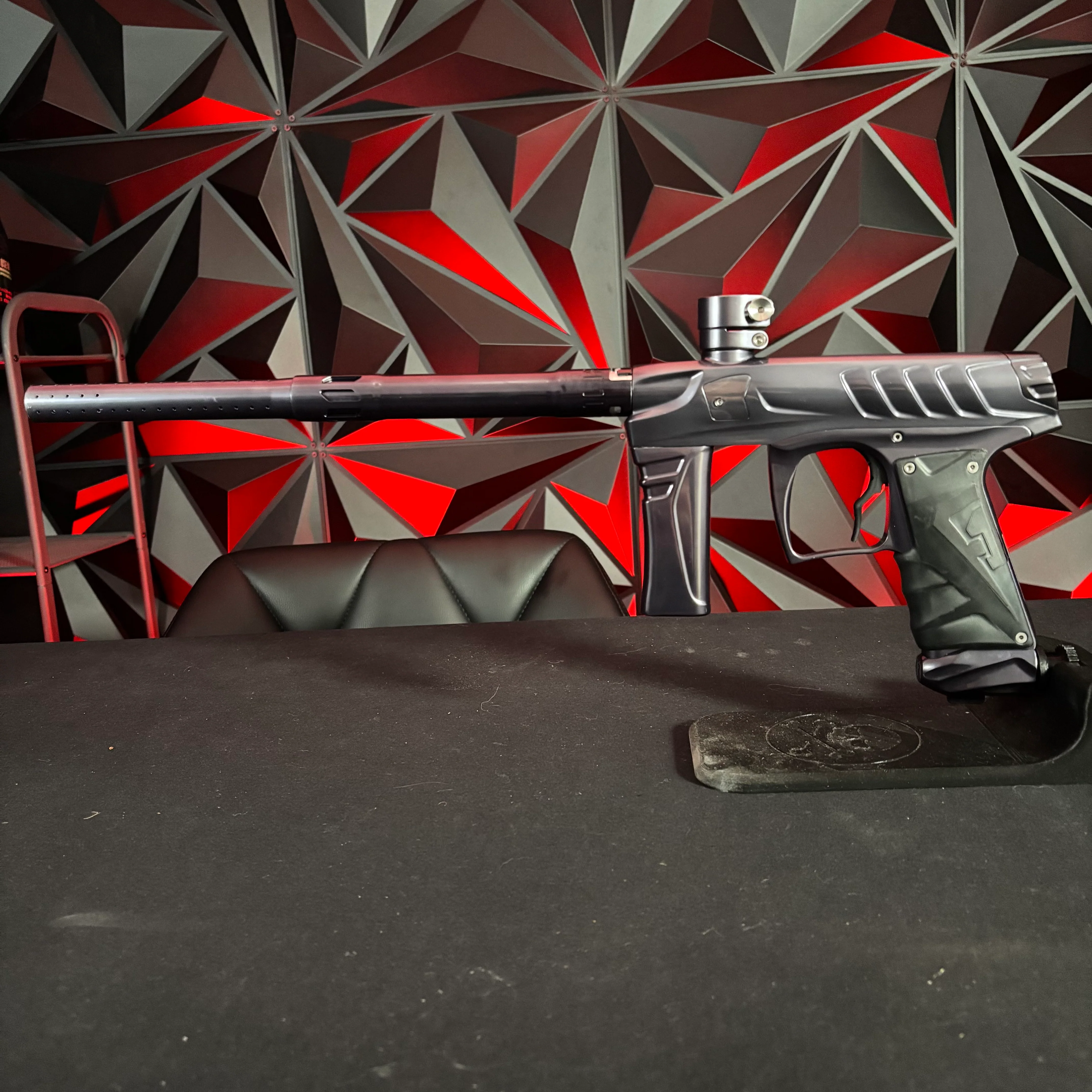 Used Field One Force Paintball Gun - Polished Pewter - Image 7