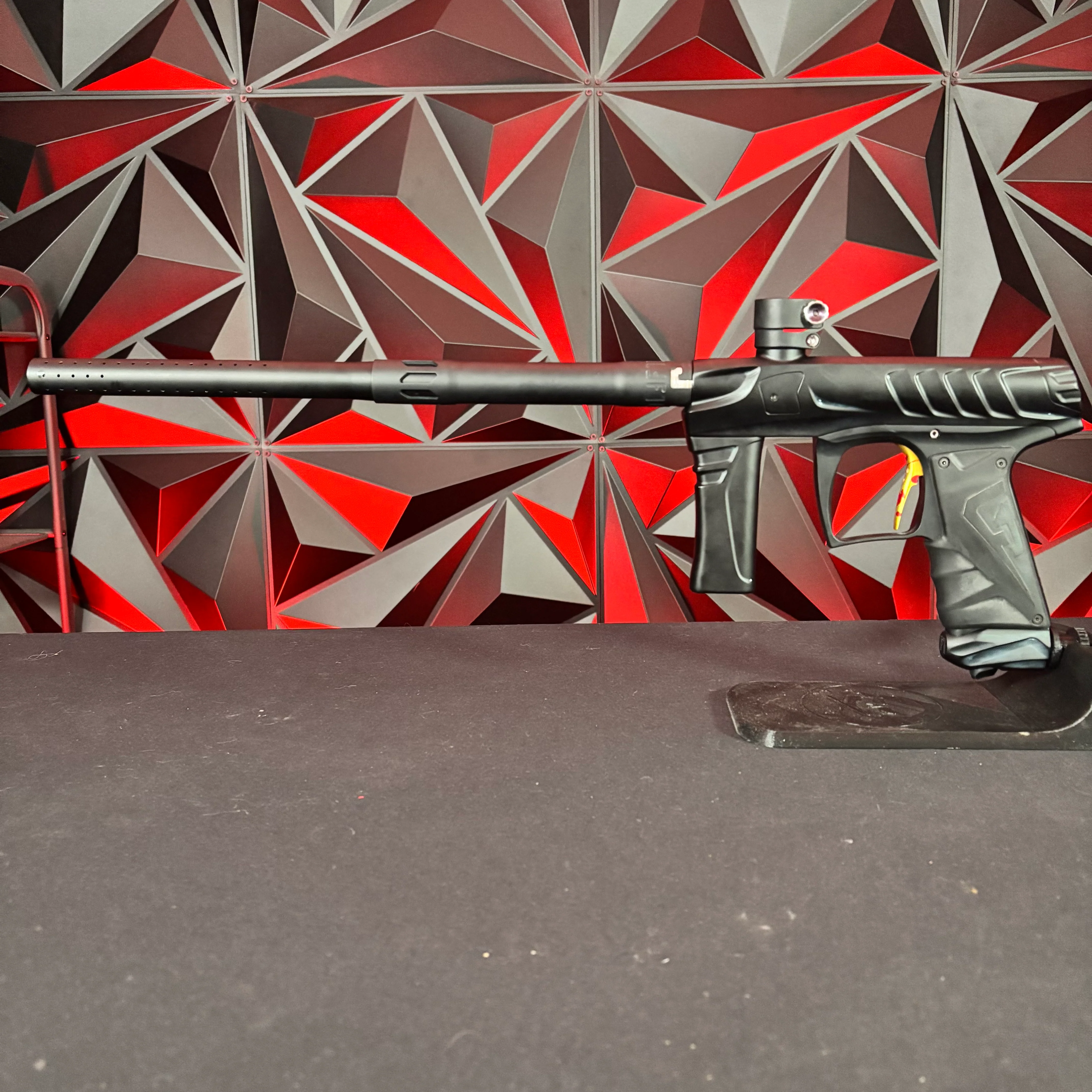 Used Field One Force Paintball Gun - Dust Black w/ 3 Acculock Inserts - Image 6