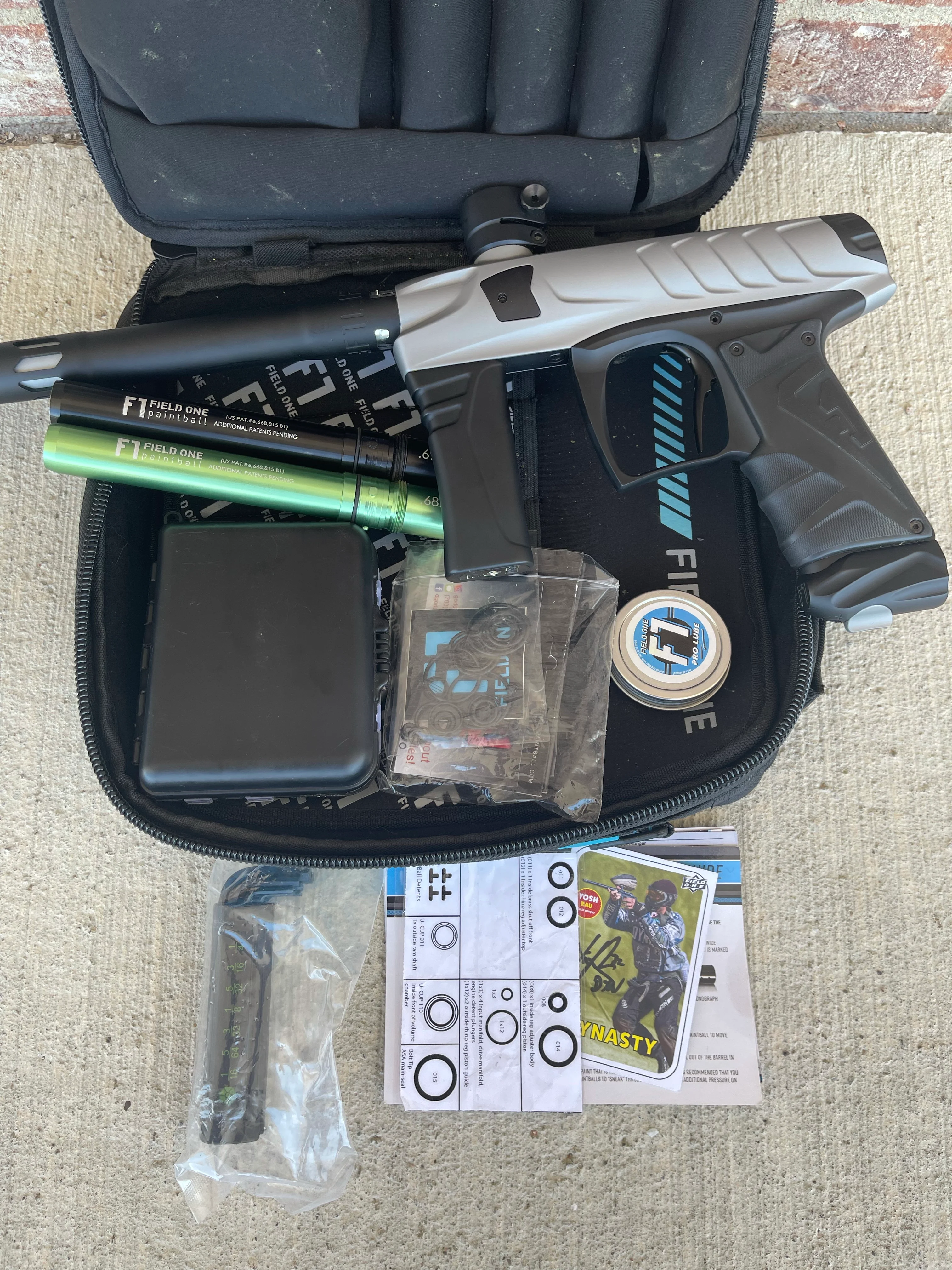 Used Field One Force Paintball Gun - Dust Titanium - Image 5