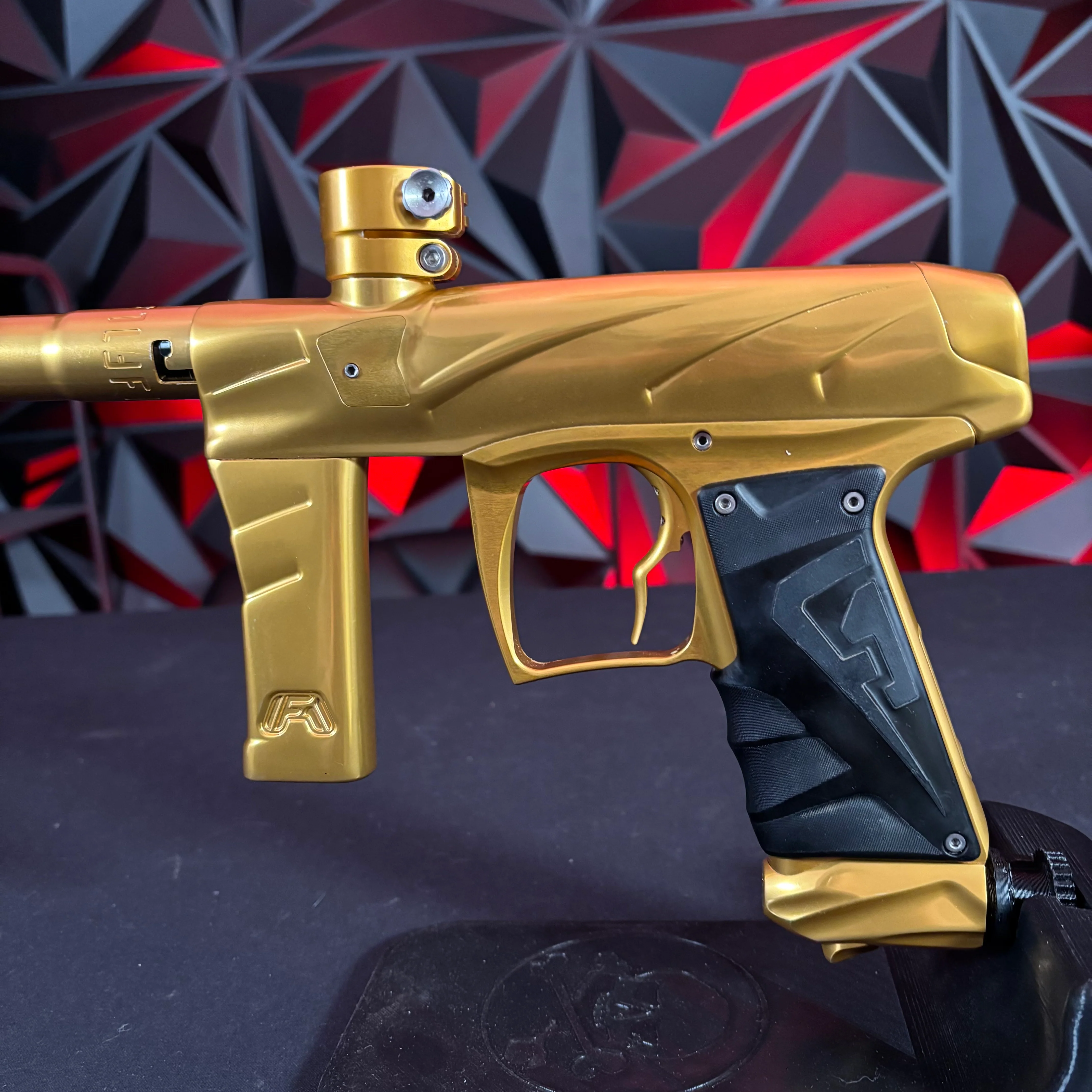 Used Field One Force V2 Paintball Gun - Polished Gold - Image 4