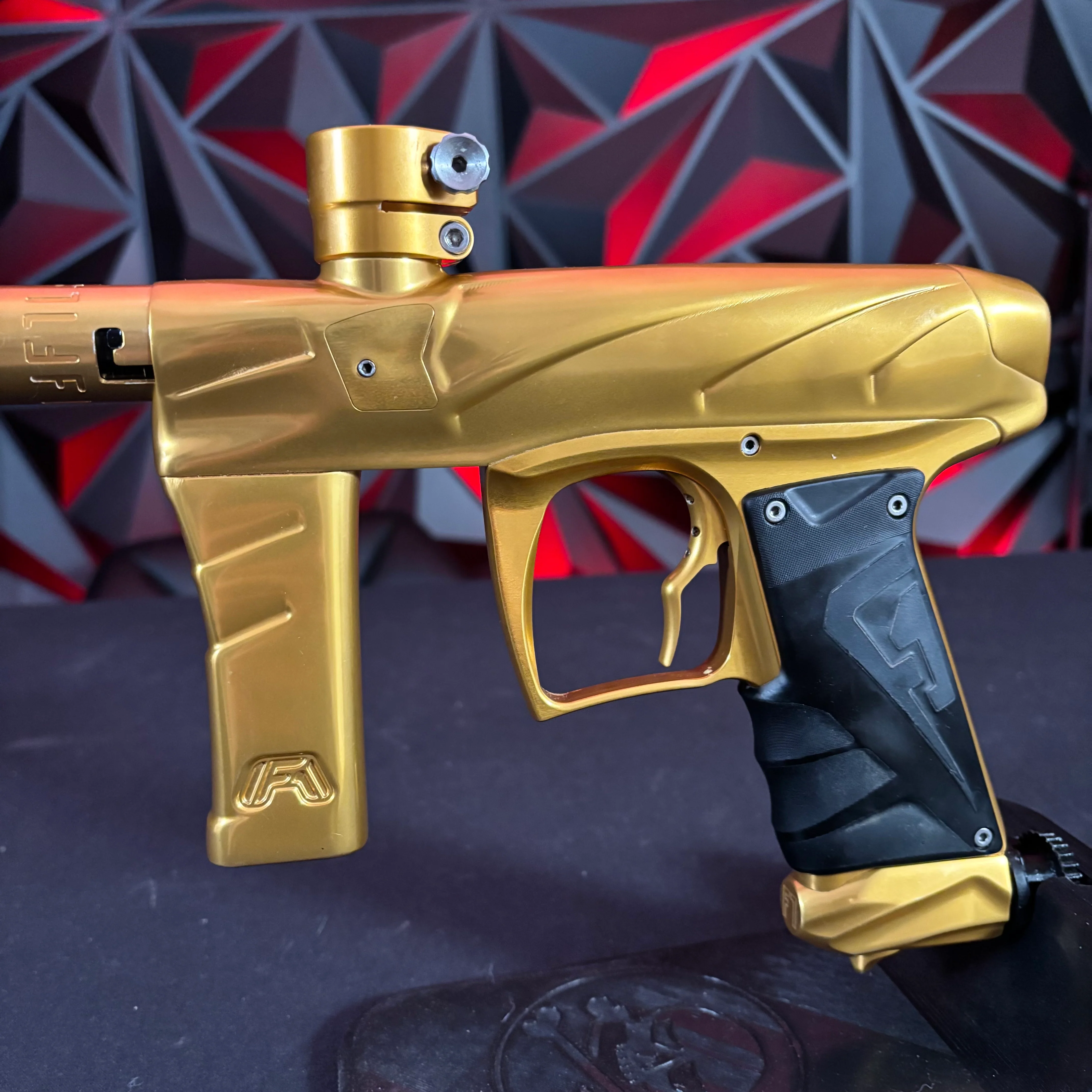 Used Field One Force V2 Paintball Gun - Polished Gold - Image 5