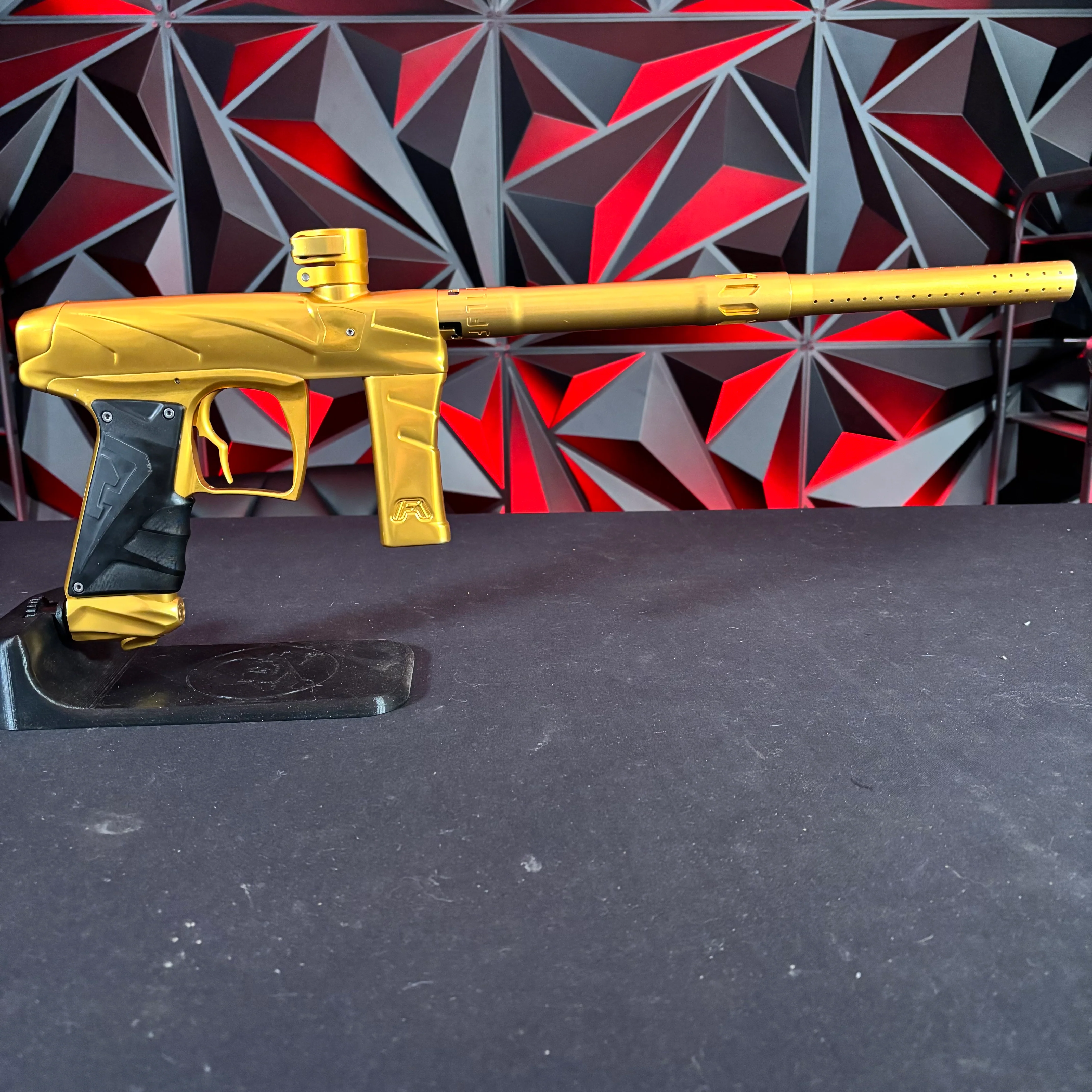 Used Field One Force V2 Paintball Gun - Polished Gold - Image 6