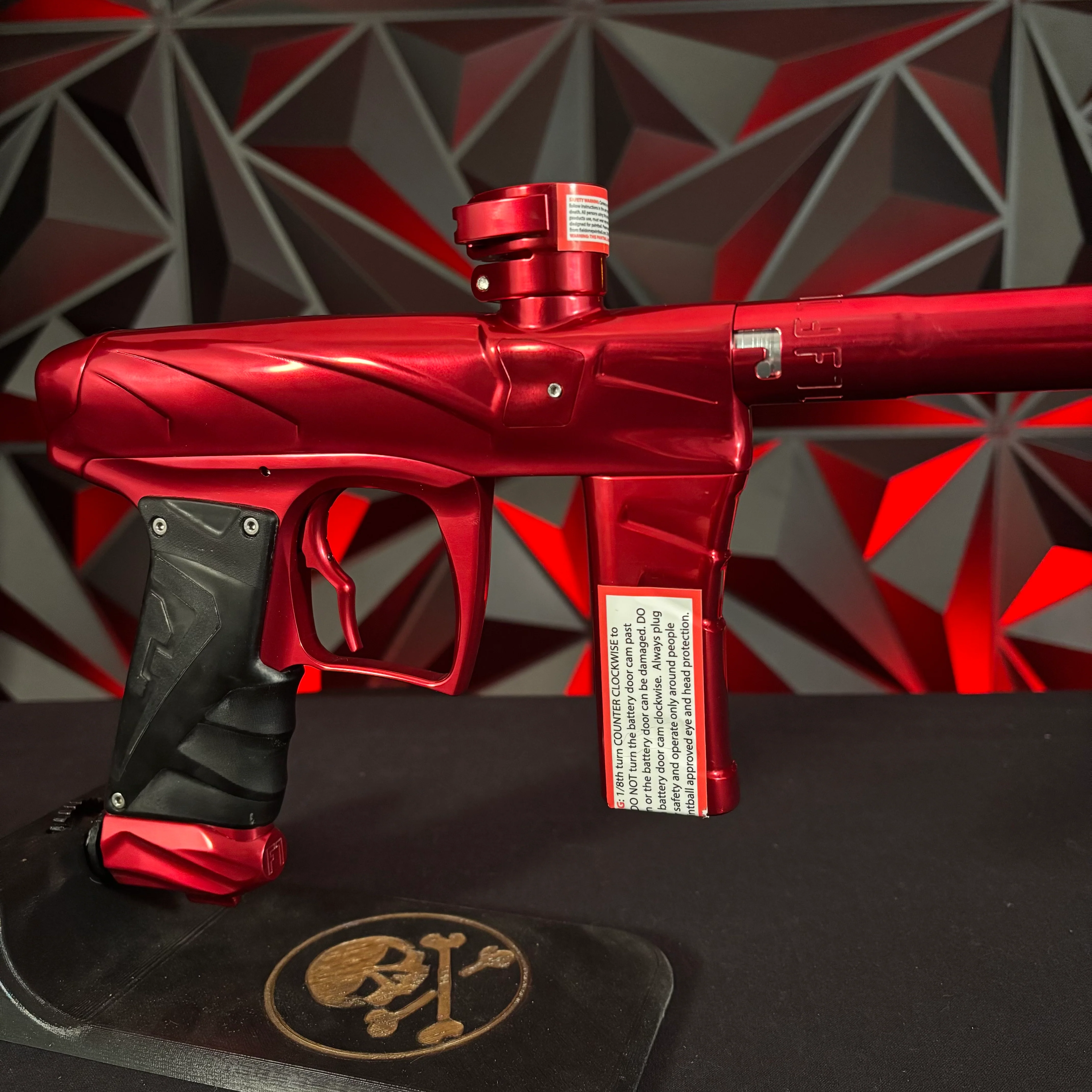 Used Field One Force V2 Paintball Gun - Polished Red - Image 4