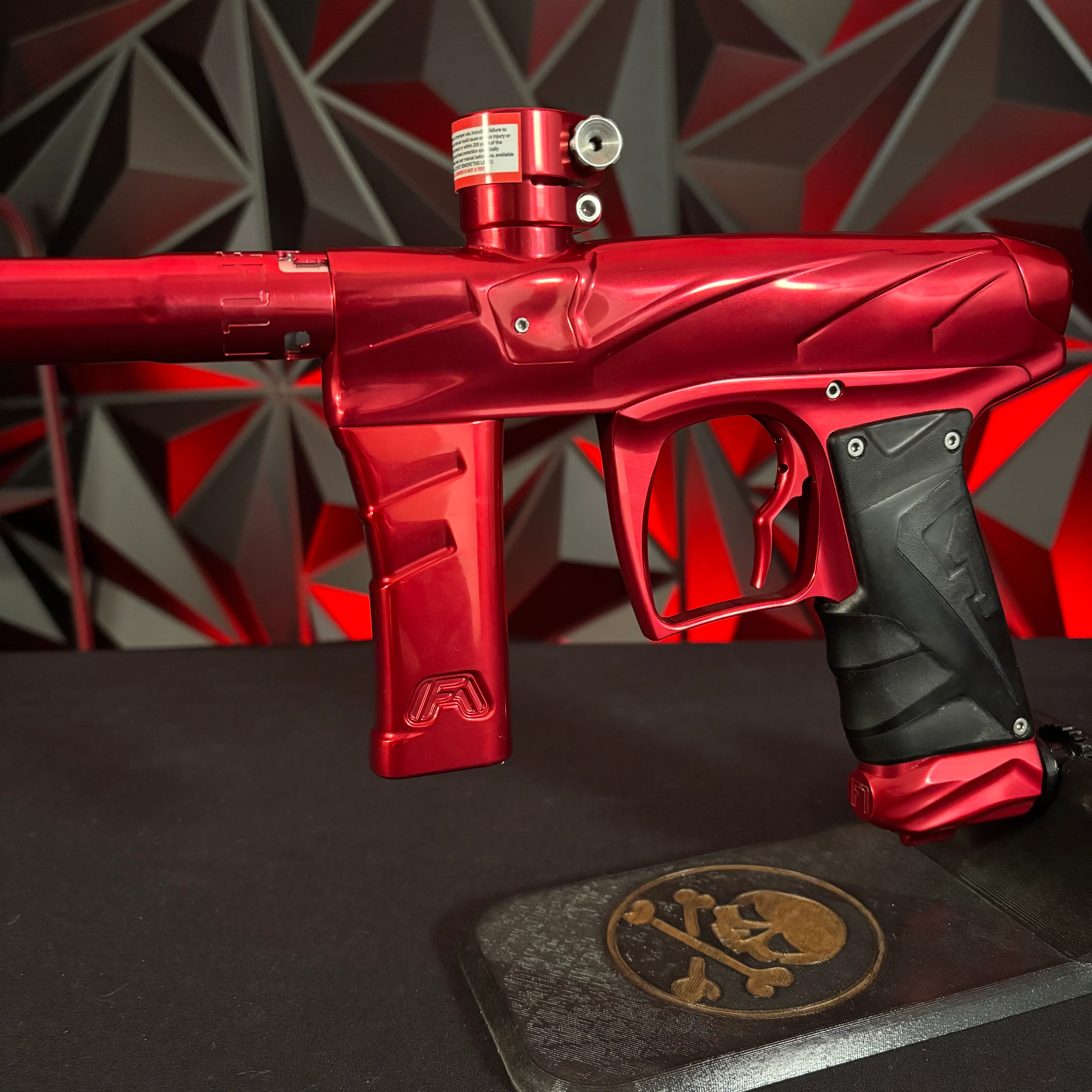 Used Field One Force V2 Paintball Gun - Polished Red - Image 5