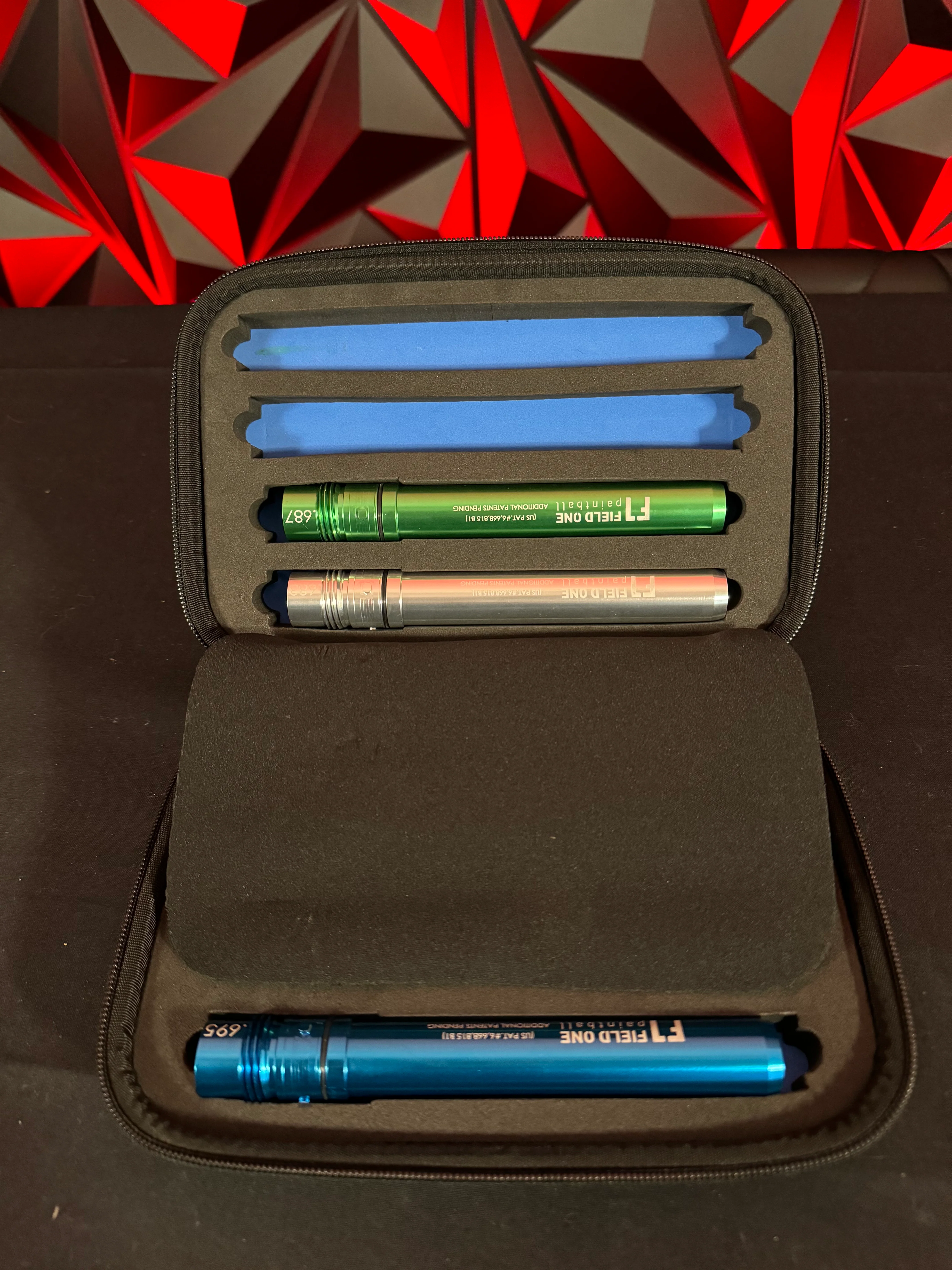 Used Field One Paintball Insert Kit - All 6 Inserts + Carrying Case - Image 2
