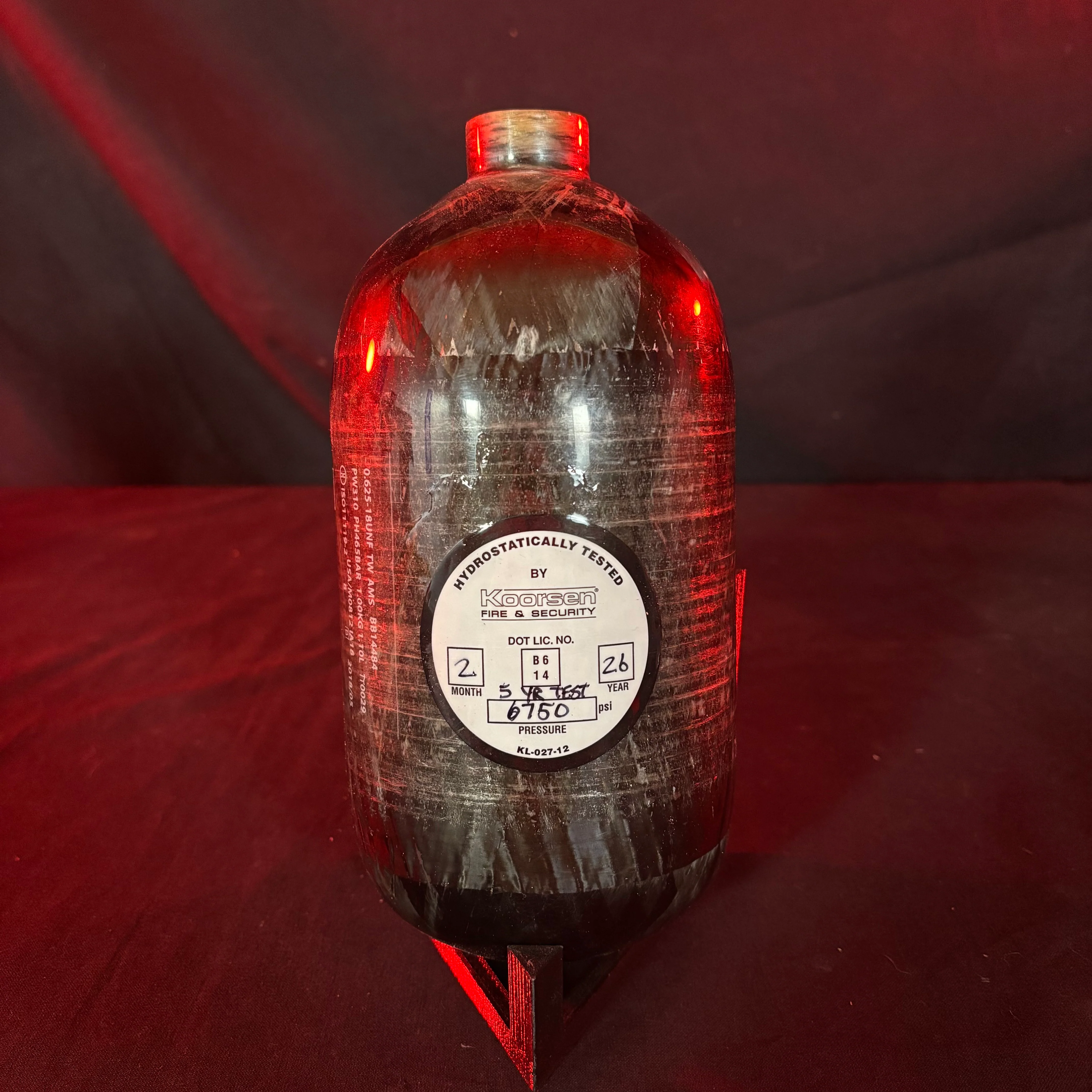 Used First Strike 68/4500 Paintball Tank *BOTTLE ONLY* - Image 2
