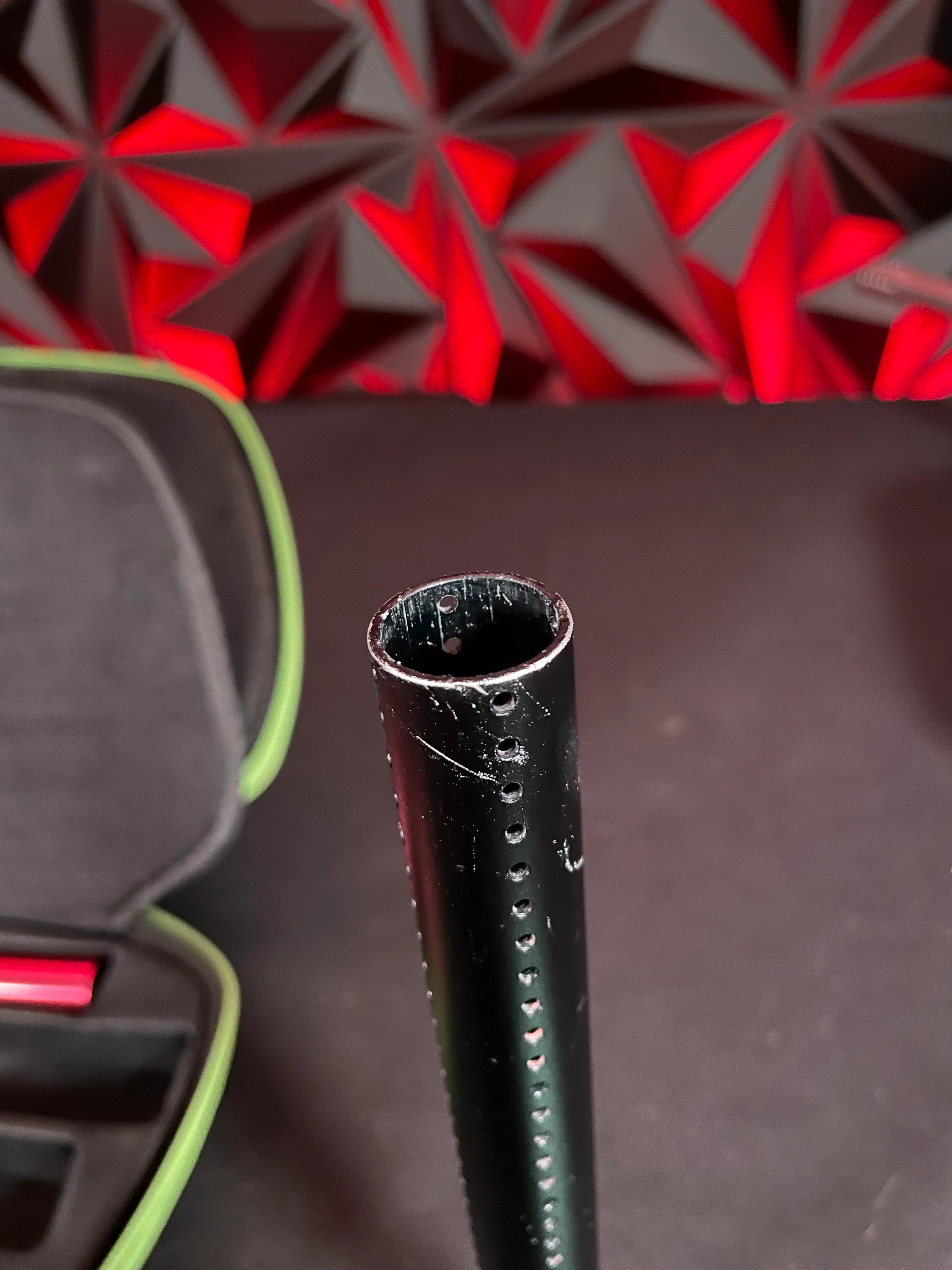 Used Freak XL Boremaster Kit - Aluminum - Blood Red - Carbon IC Barrel - Black - Autococker Threaded - Image 3