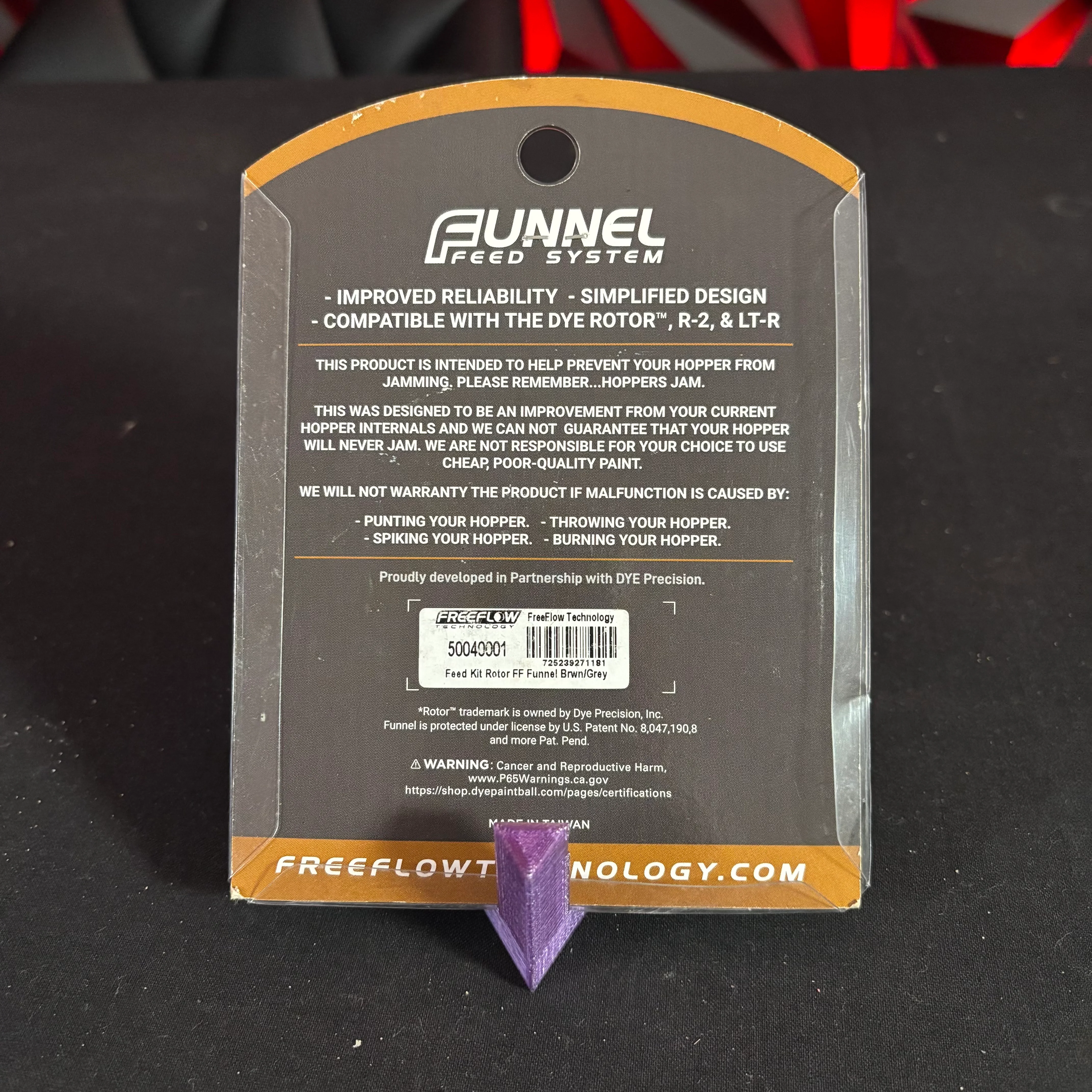 Used Freeflow feed kit Rotor FF Funnel - Brown/Grey - Image 2