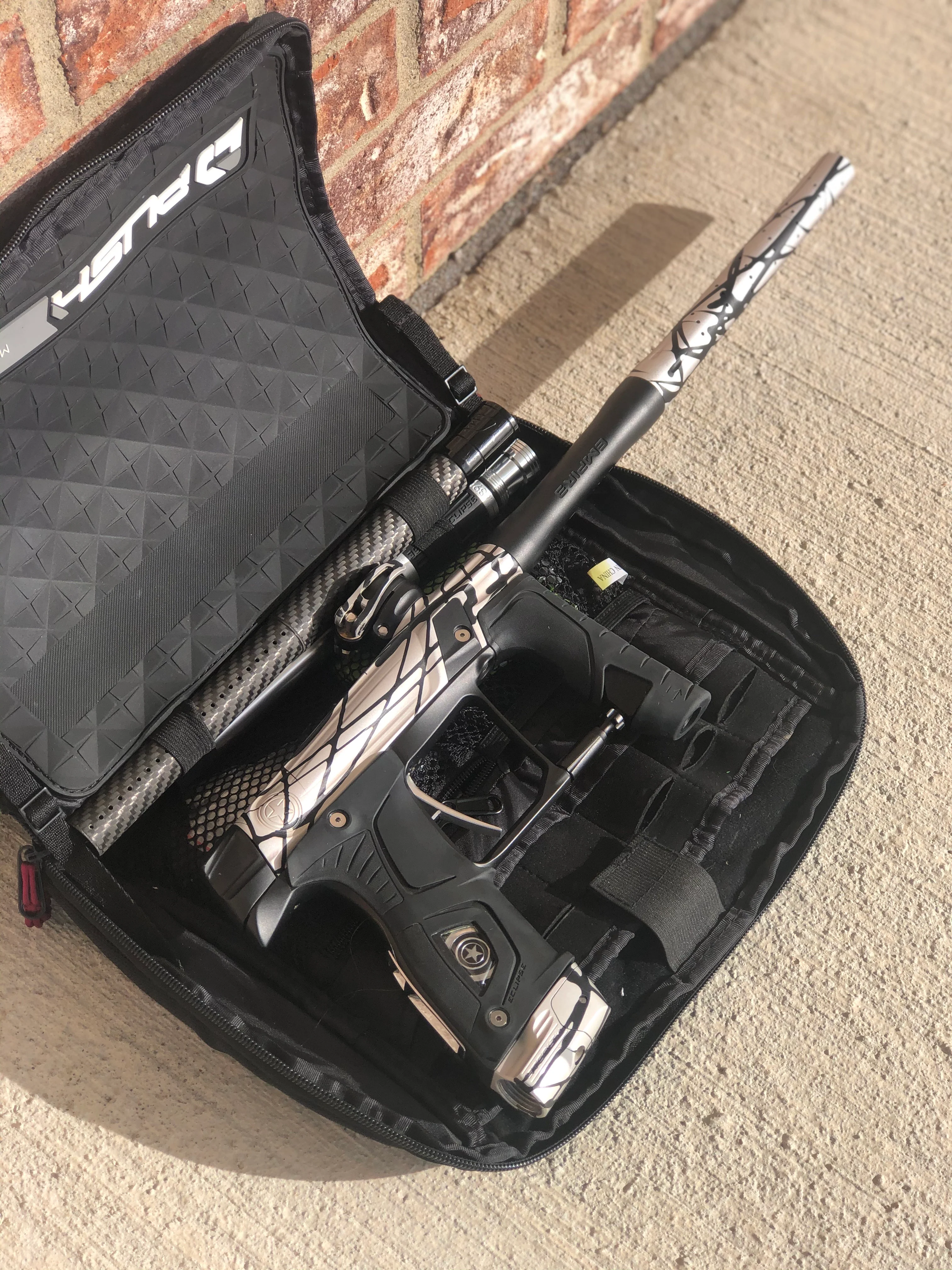 Used GI Sports Stealth Paintball Gun- Silver/Black Splash - Image 6