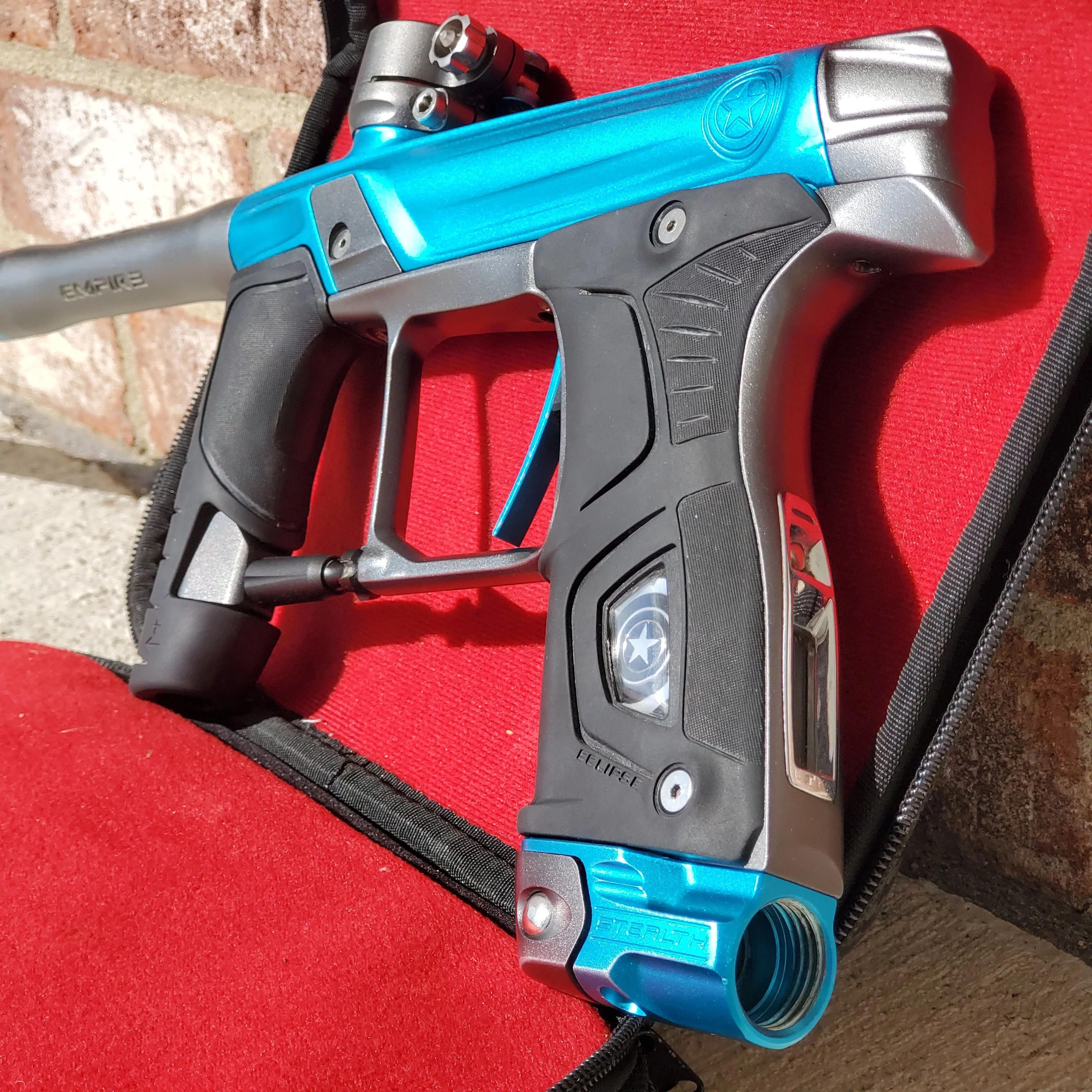 Used GI Sports Stealth Paintball Marker- Silver/Blue - Image 5