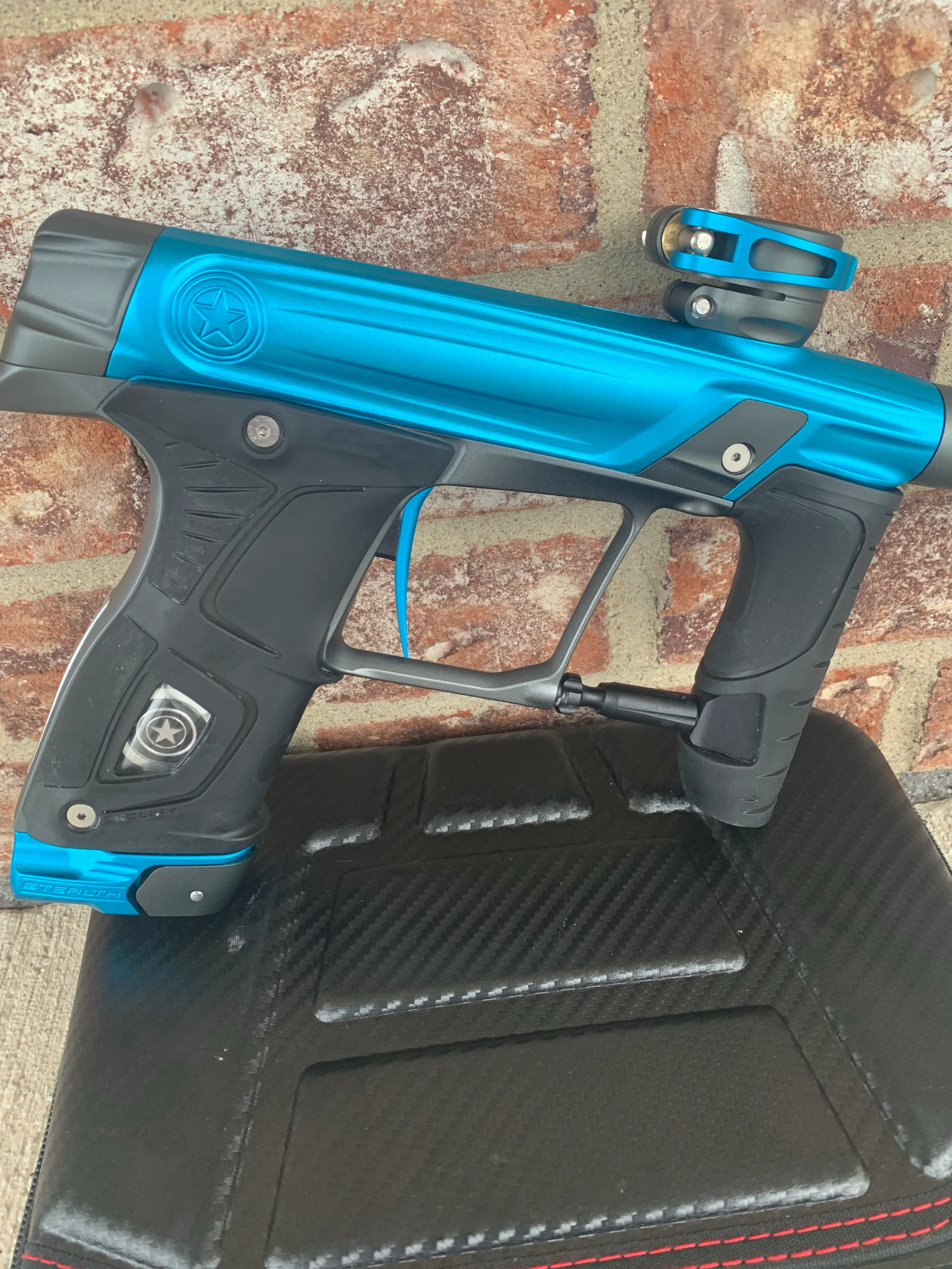 Used GI Sports Stealth Paintball Marker- Silver/Blue - Image 2