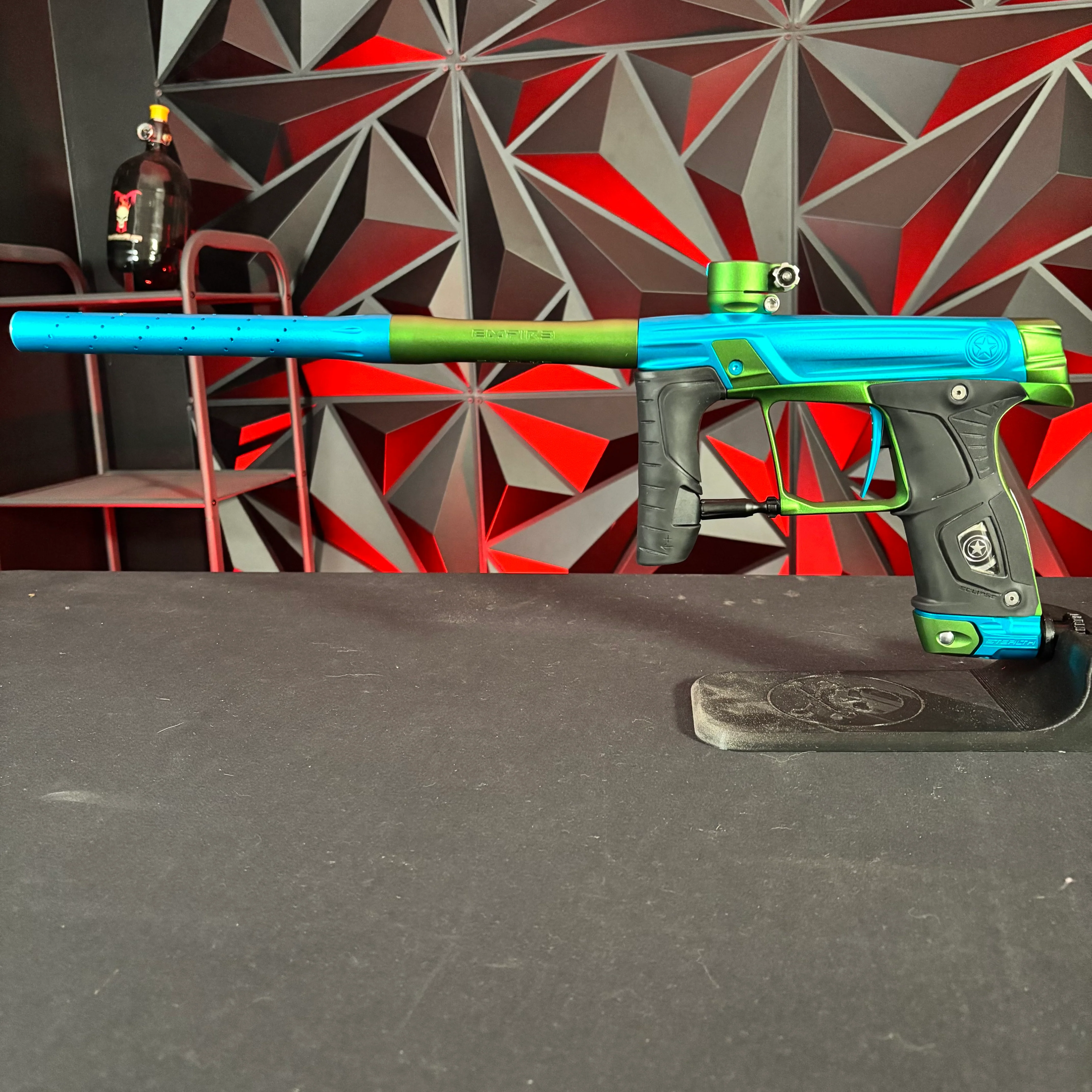 Used GI Sportz/Planet Eclipse Stealth Paintball Marker - Teal/Green - Image 7