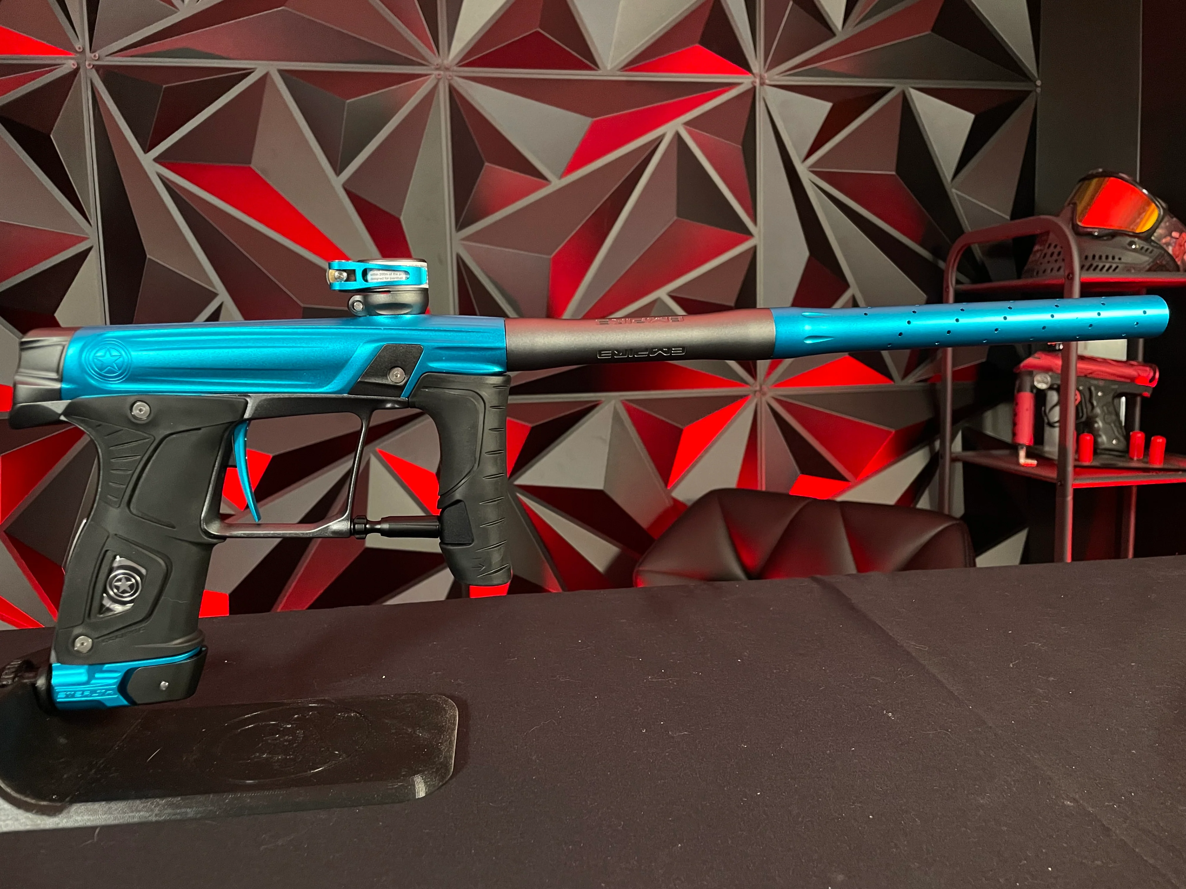 Used GI Sportz/Planet Eclipse Stealth Paintball Marker - Teal/Grey - Image 5
