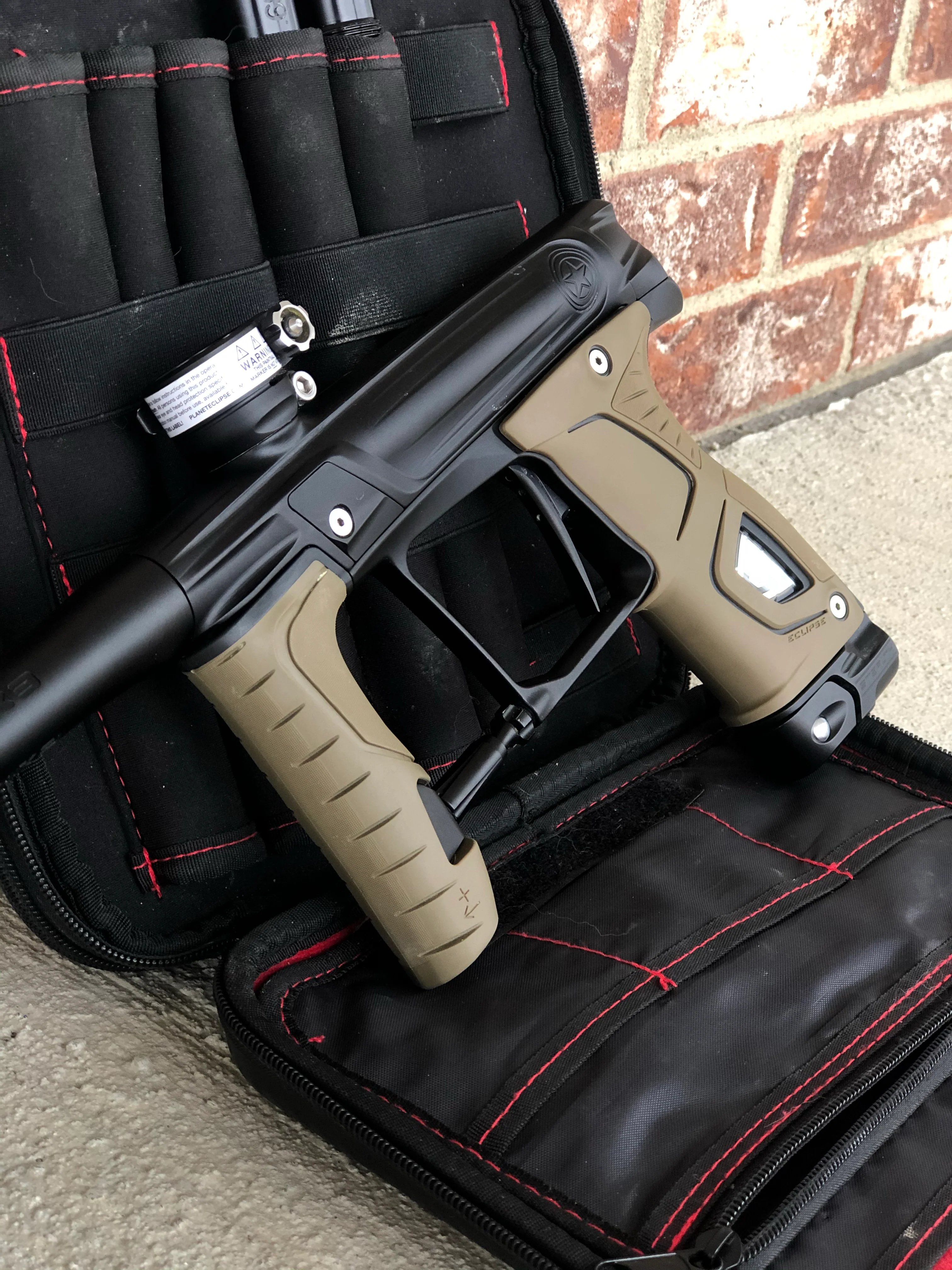 Used GI Sportz Stealth Paintball Marker - Black w/ Earth Grips - Image 4