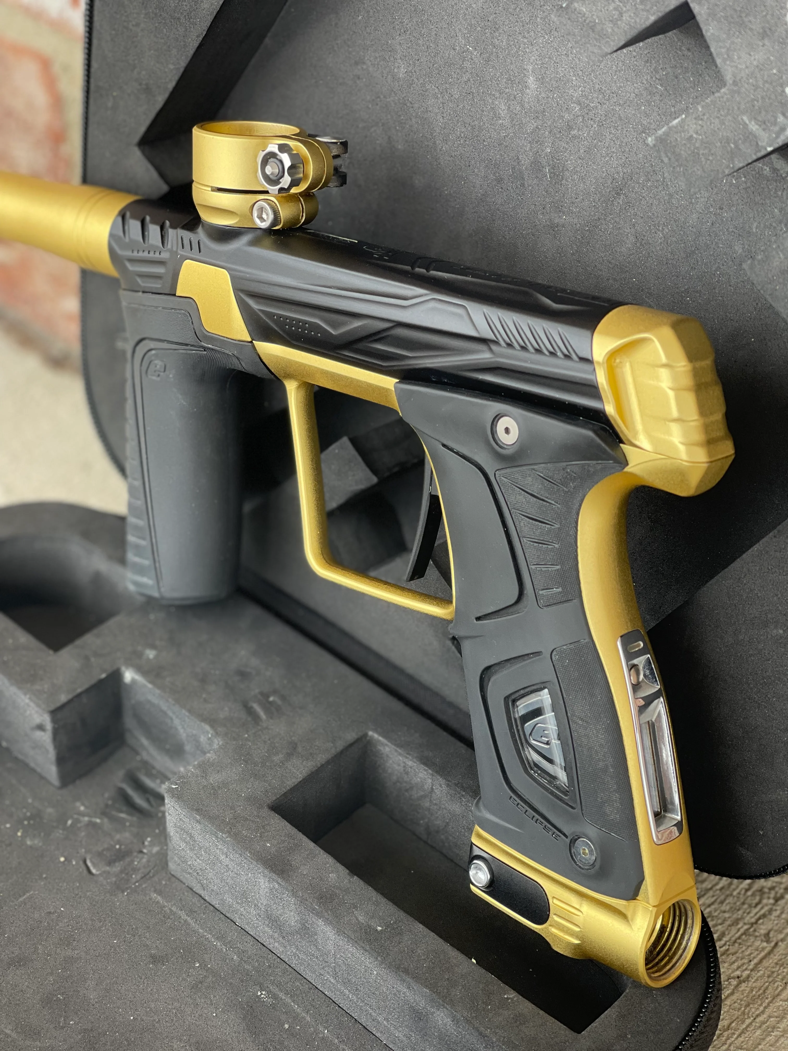 Used HK Army/Planet Eclipse 170R Paintball Gun - Black / Gold - Image 2