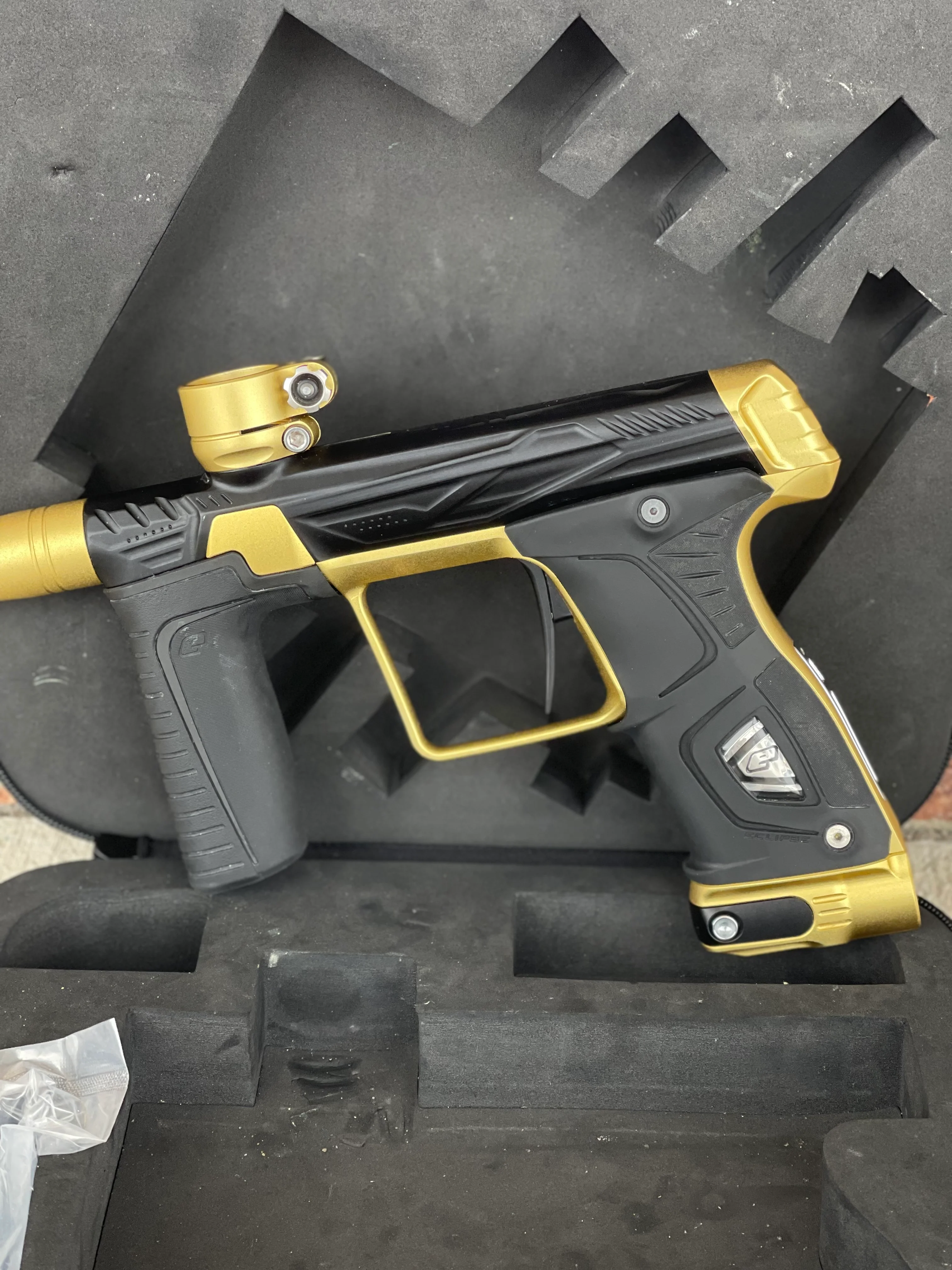 Used HK Army/Planet Eclipse 170R Paintball Gun - Black / Gold - Image 6