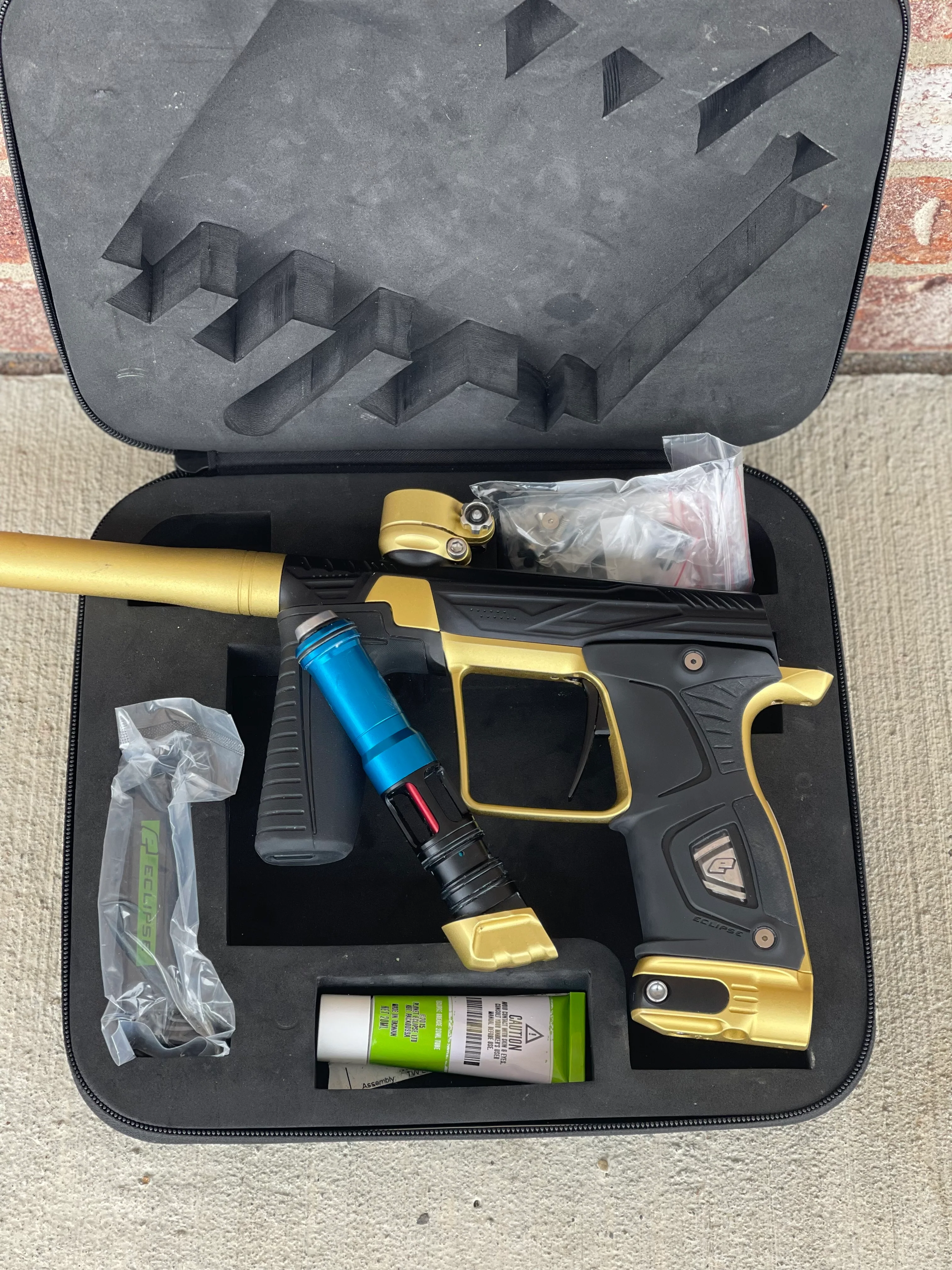 Used HK Army/Planet Eclipse 170R Paintball Gun - Black / Gold - Image 7