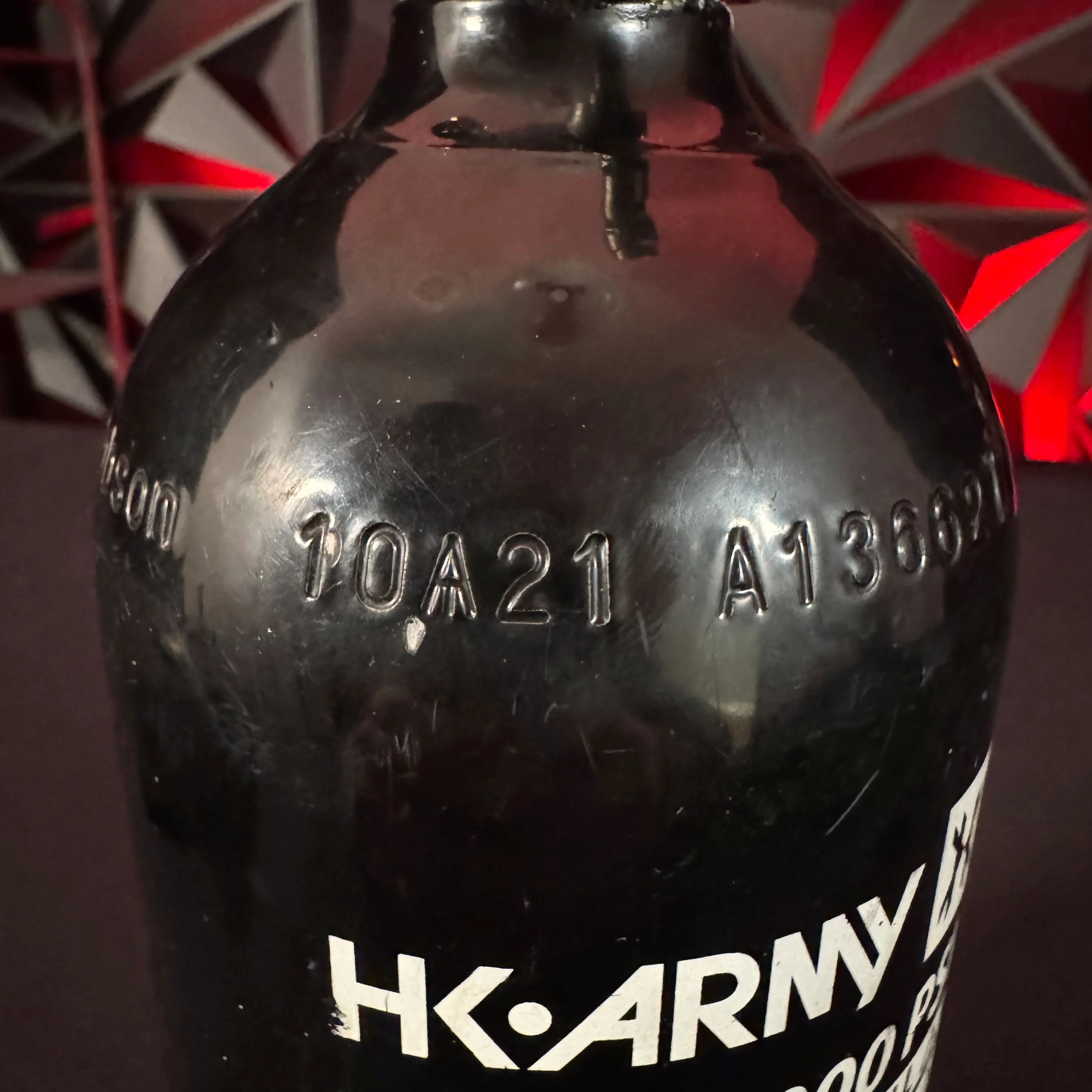 Used HK Army 48/3000 Paintball Tank - Black - Image 3
