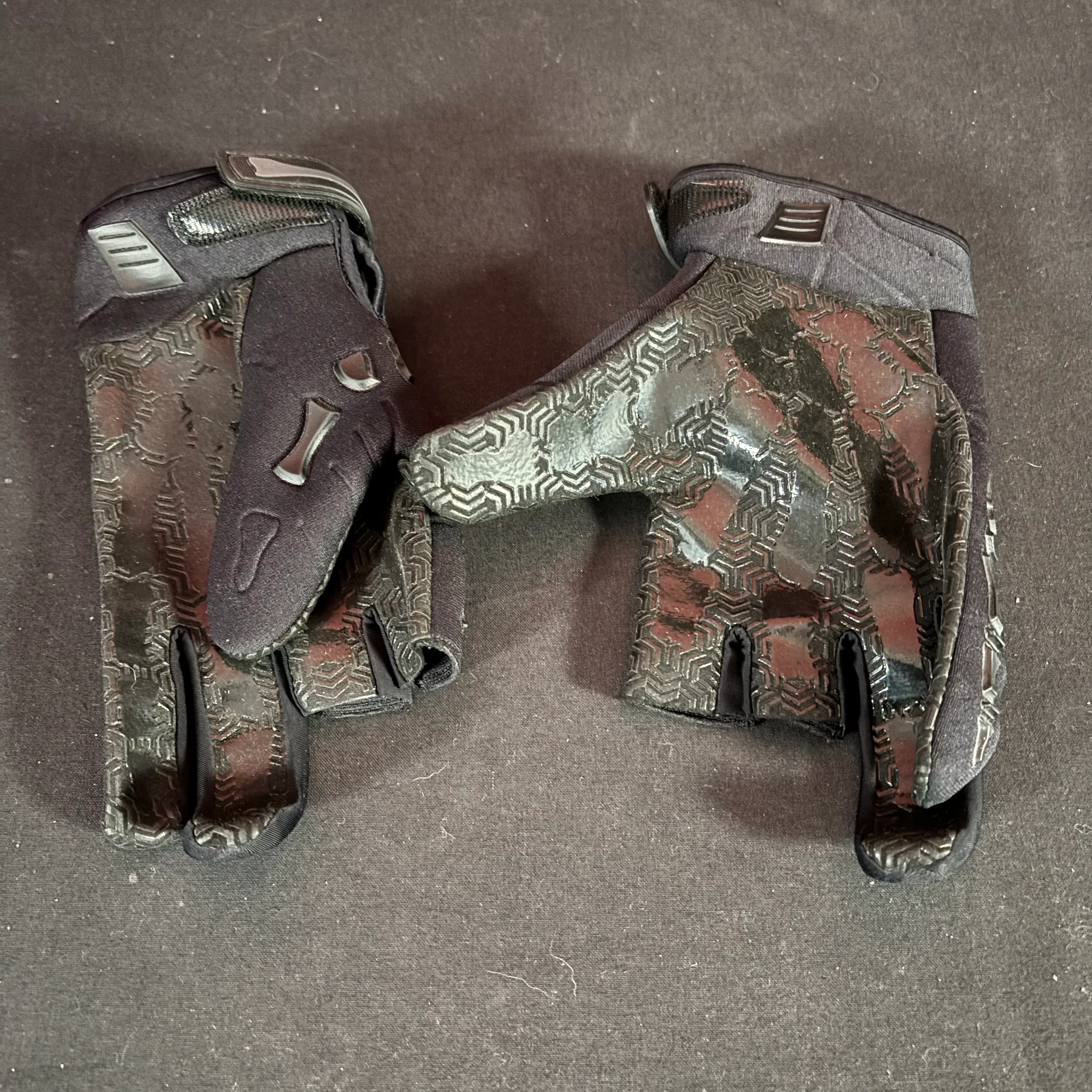 Used HK Army Bones Paintball Gloves - Black - Large - Image 2
