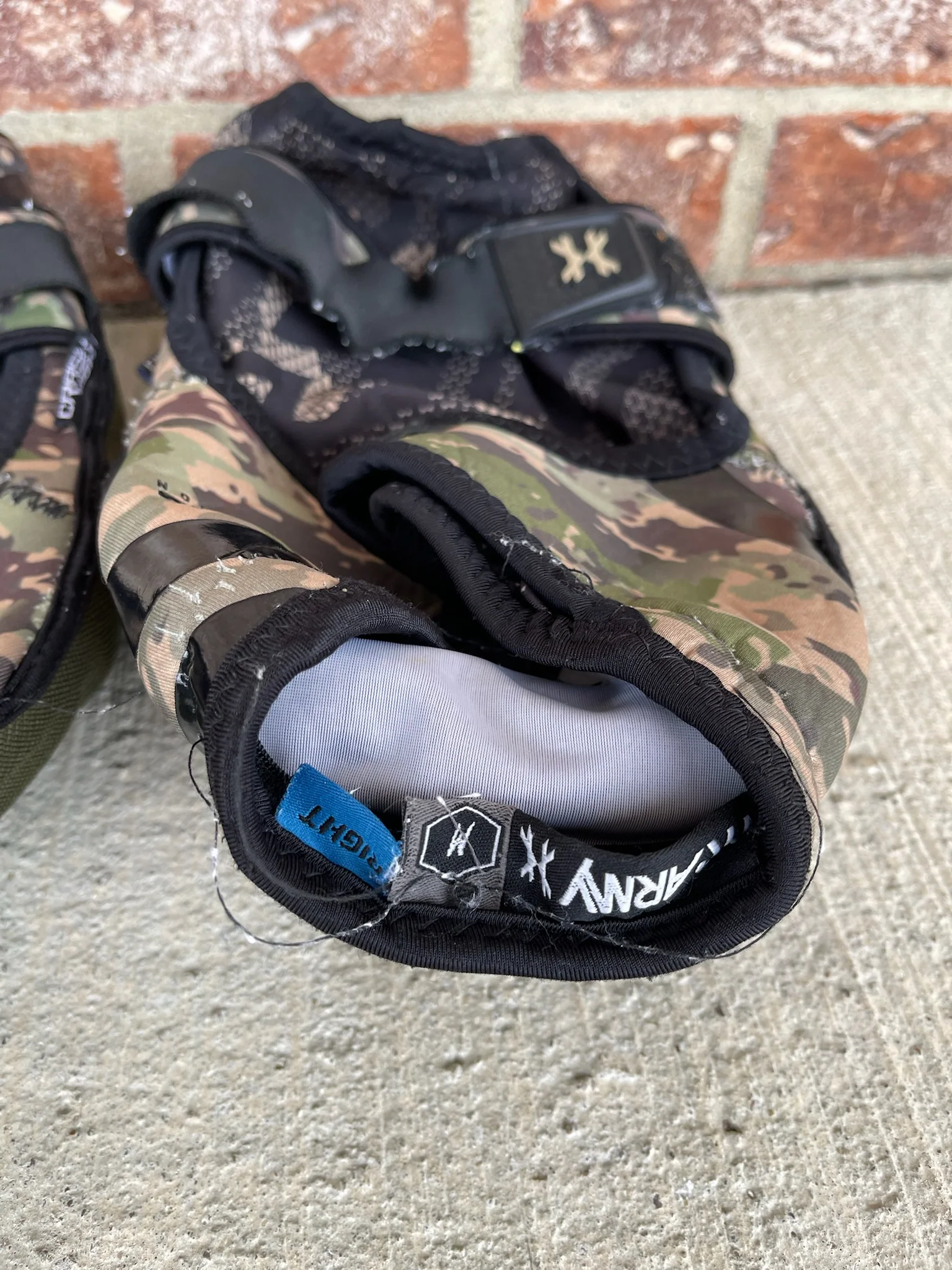 Used HK Army Crash Knee Pads - Medium - Camo - Image 3