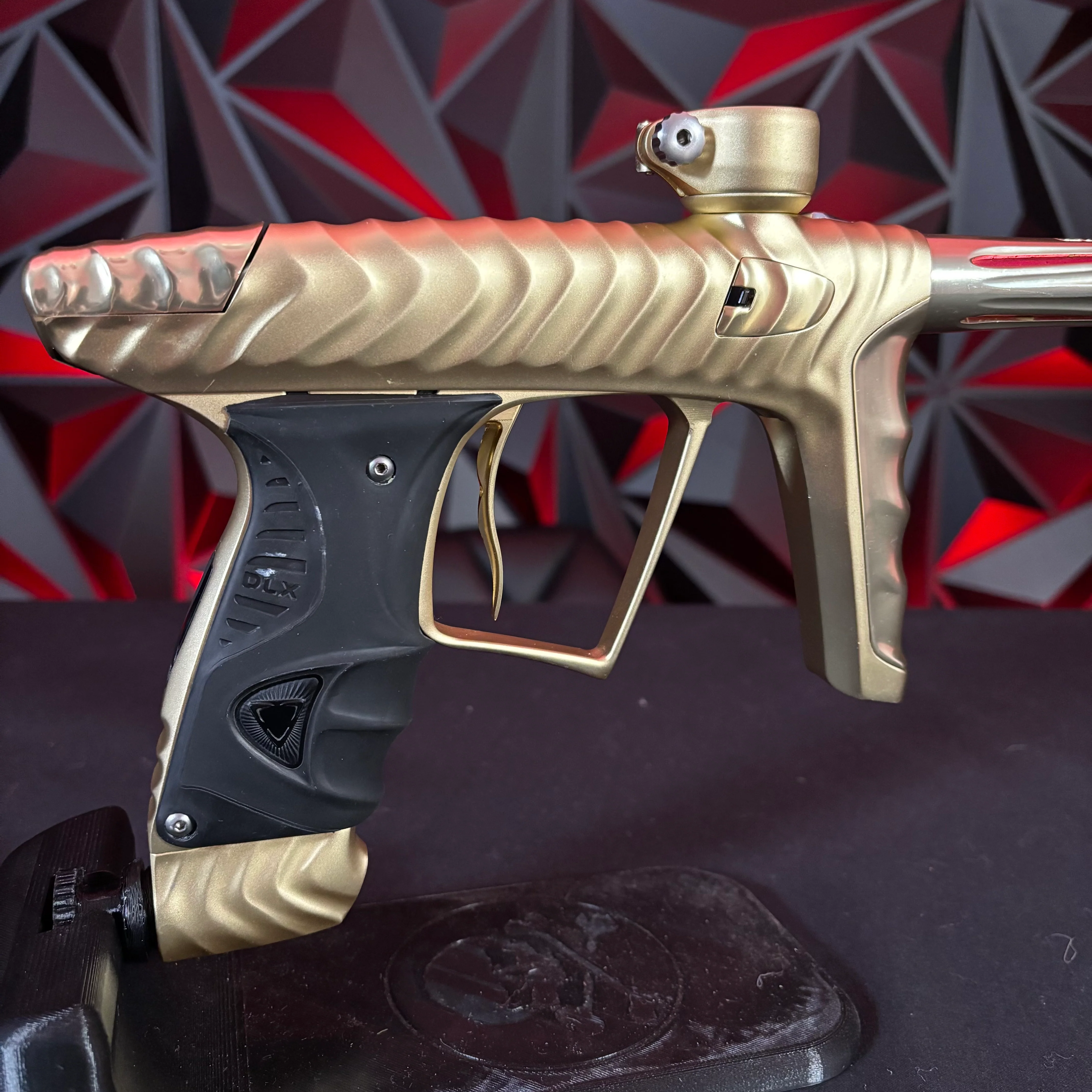 Used HK Army/DLX Luxe X Ripper Paintball Gun - Gold - Image 2
