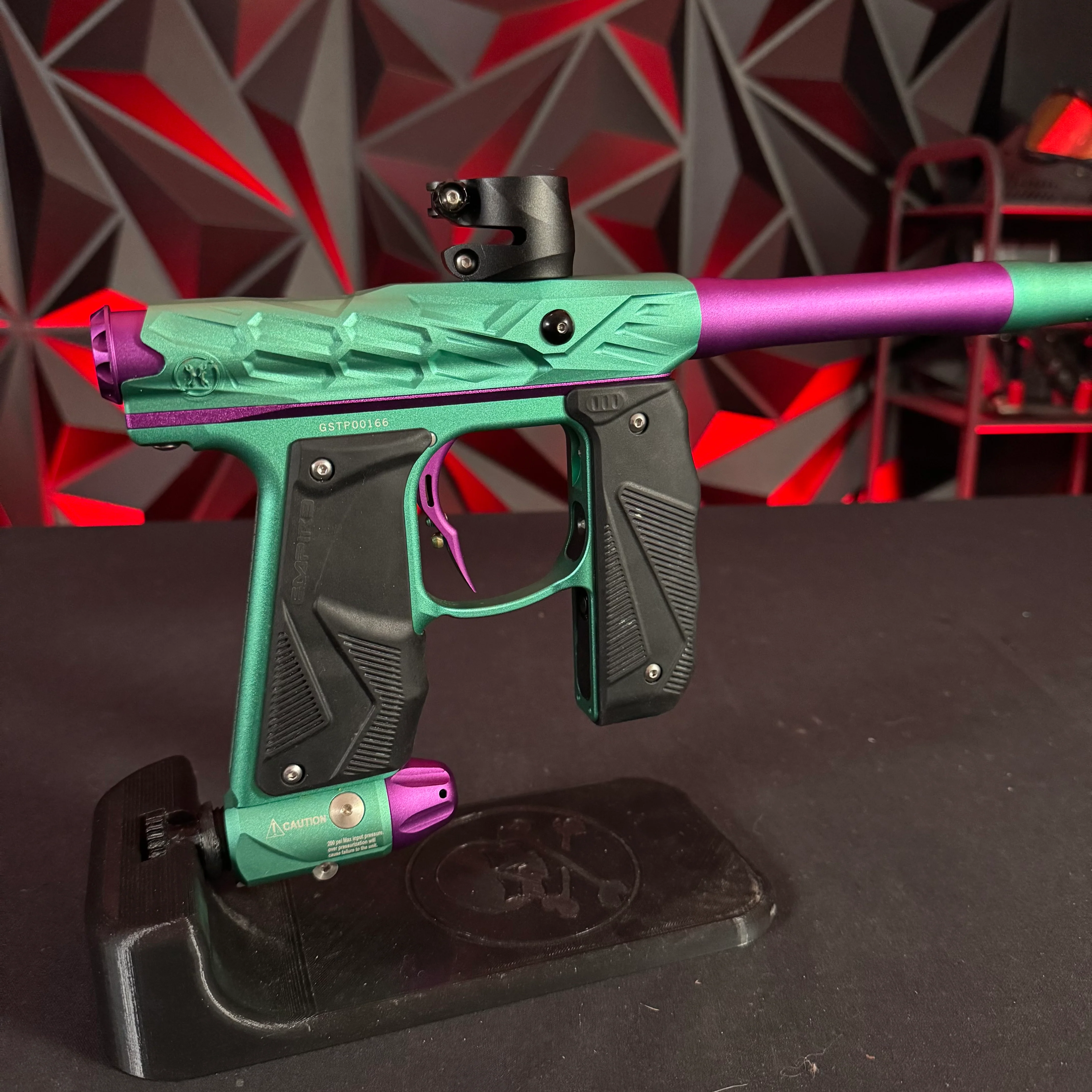 Used HK Army/Empire Mini GS Paintball Gun - HIVE - Dust Teal/Dust Purple - Image 2
