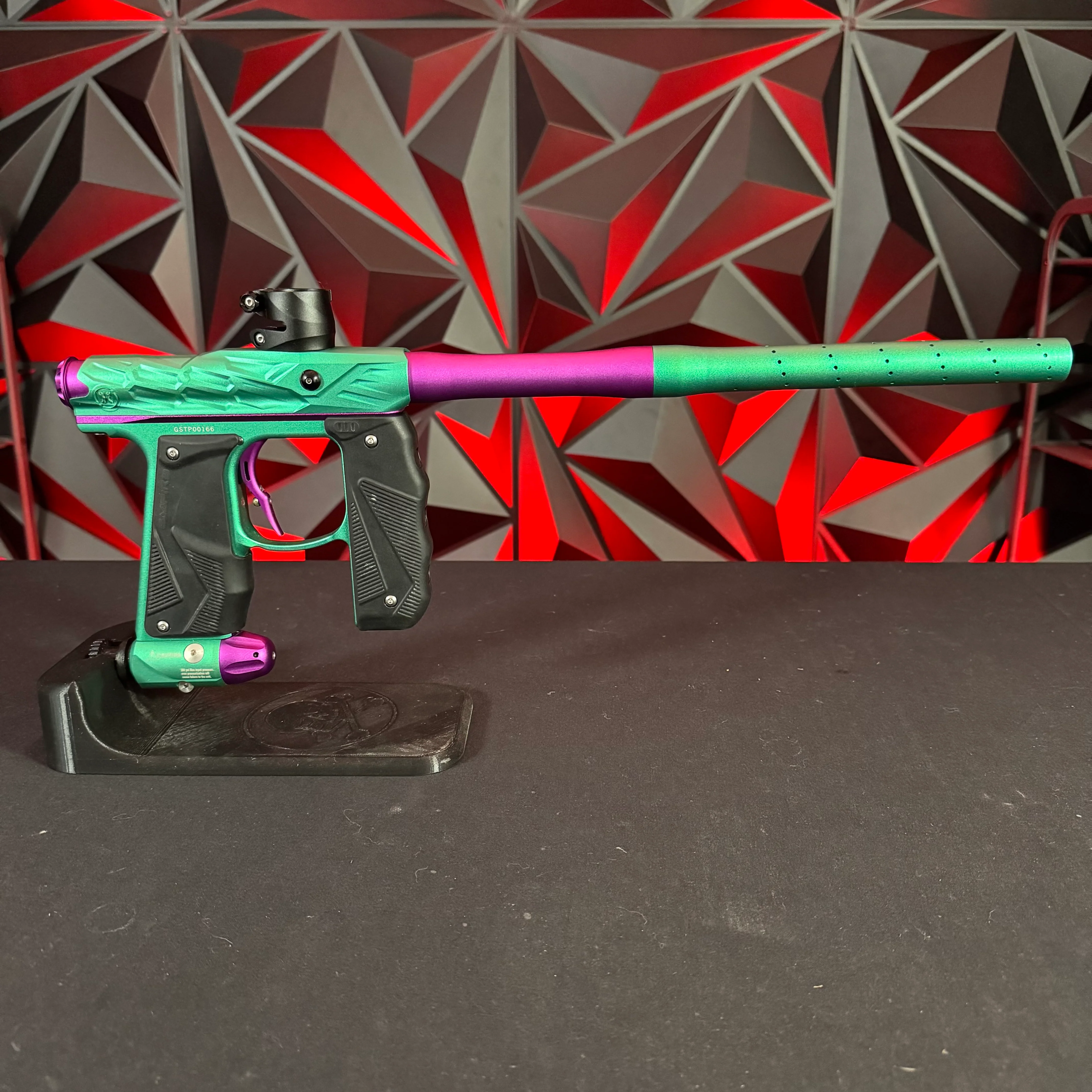 Used HK Army/Empire Mini GS Paintball Gun - HIVE - Dust Teal/Dust Purple - Image 6