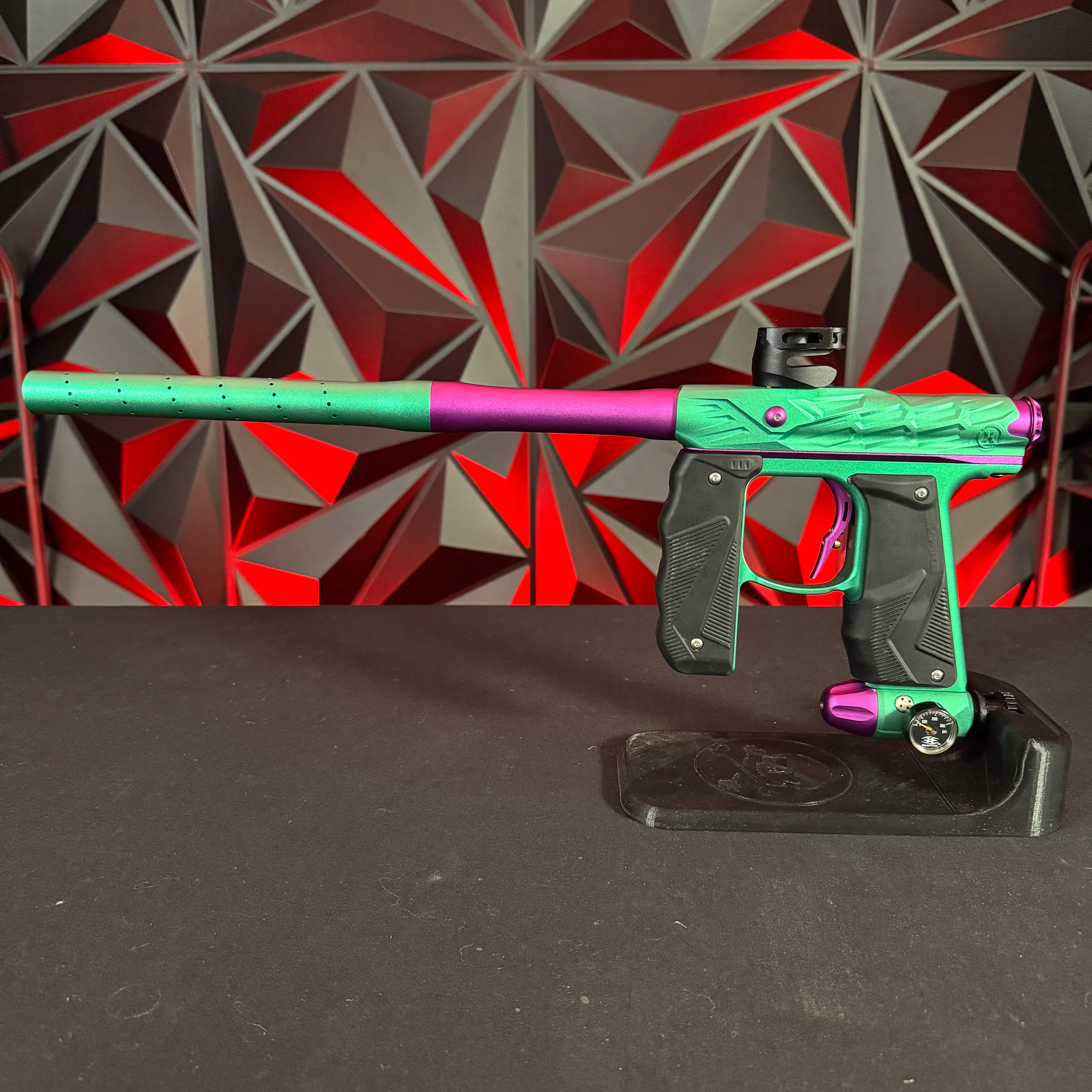 Used HK Army/Empire Mini GS Paintball Gun - HIVE - Dust Teal/Dust Purple - Image 7