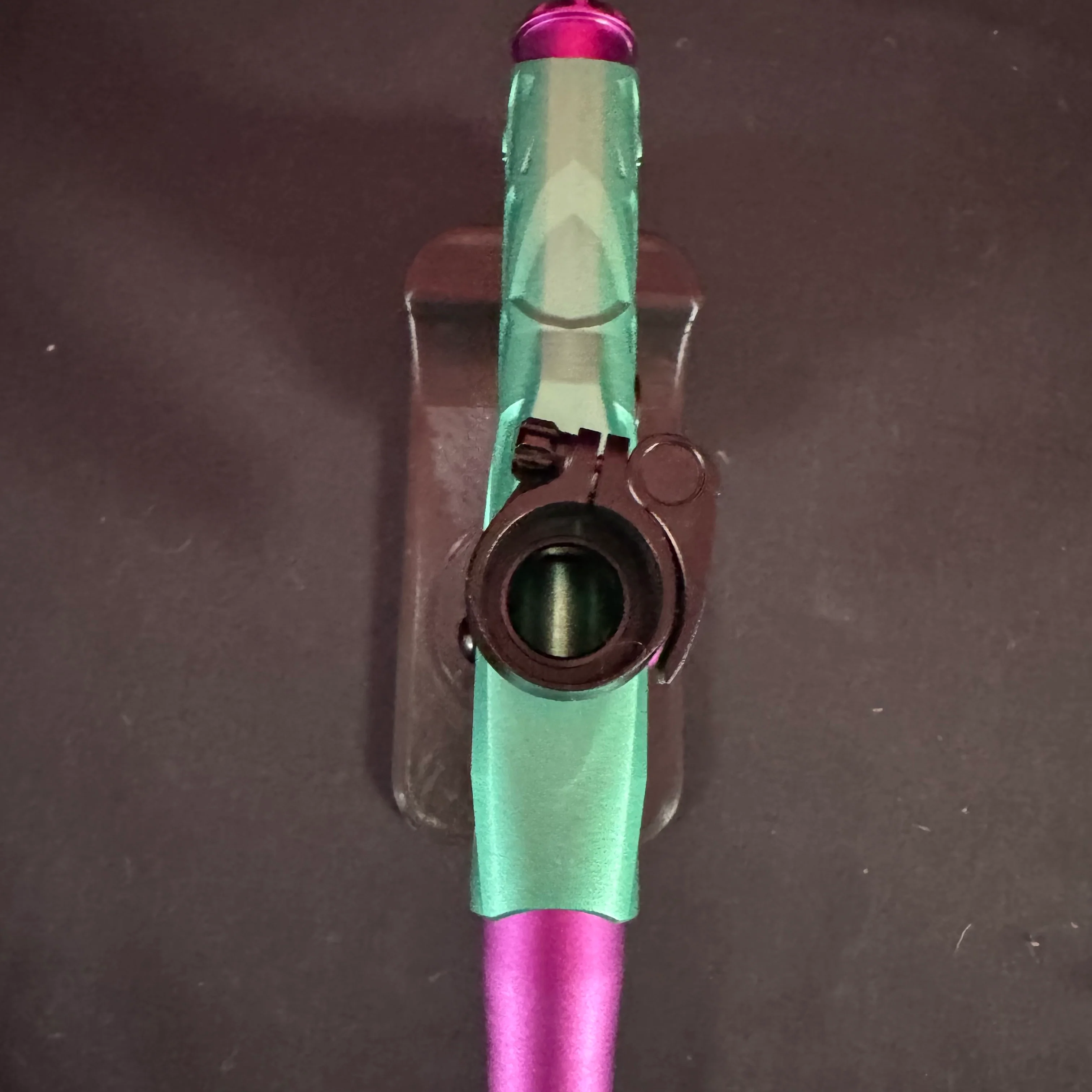 Used HK Army/Empire Mini GS Paintball Gun - HIVE - Dust Teal/Dust Purple - Image 9