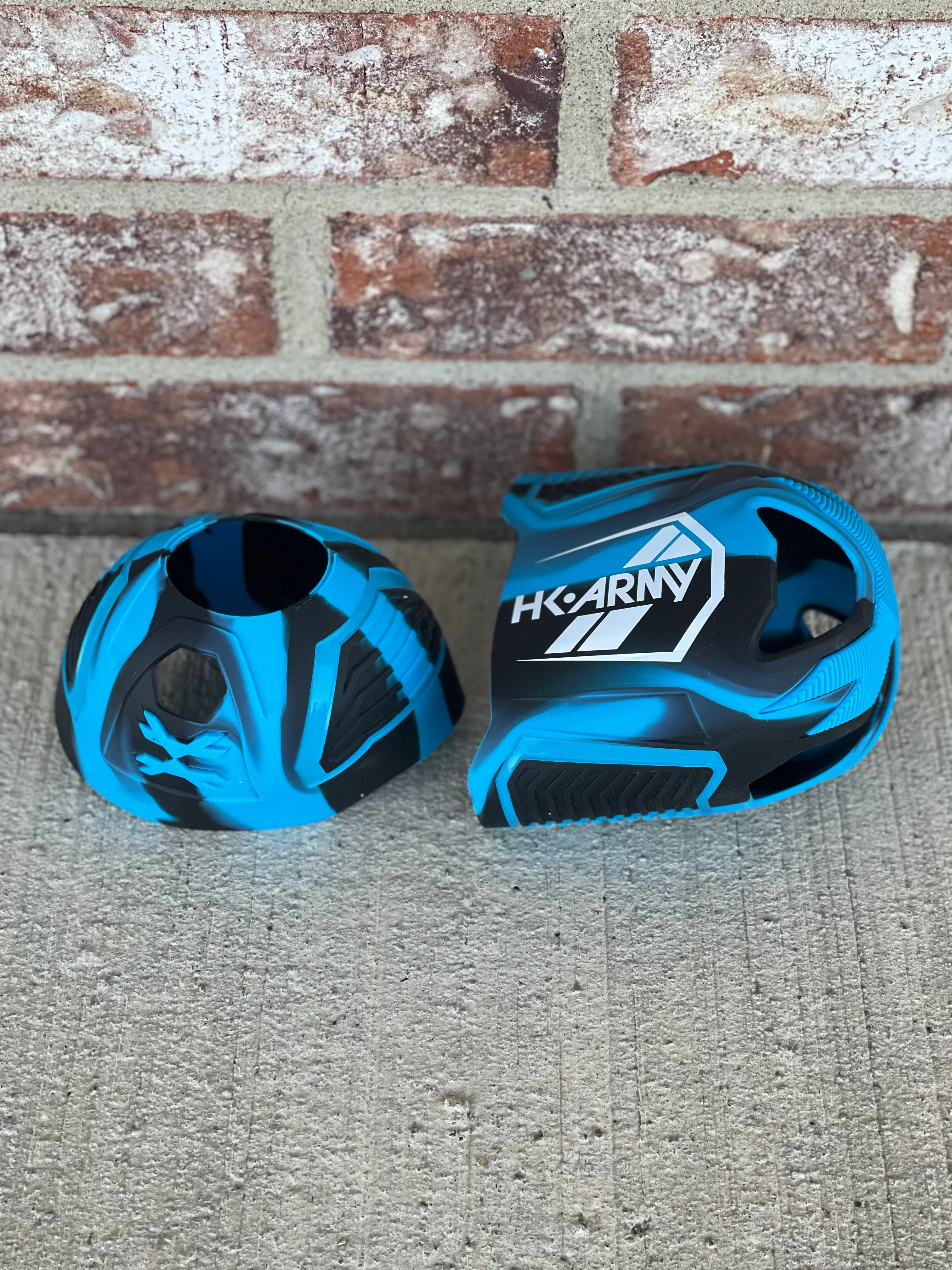 Used HK Army FC Tank Cover - Black/Blue Swirl - Image 2
