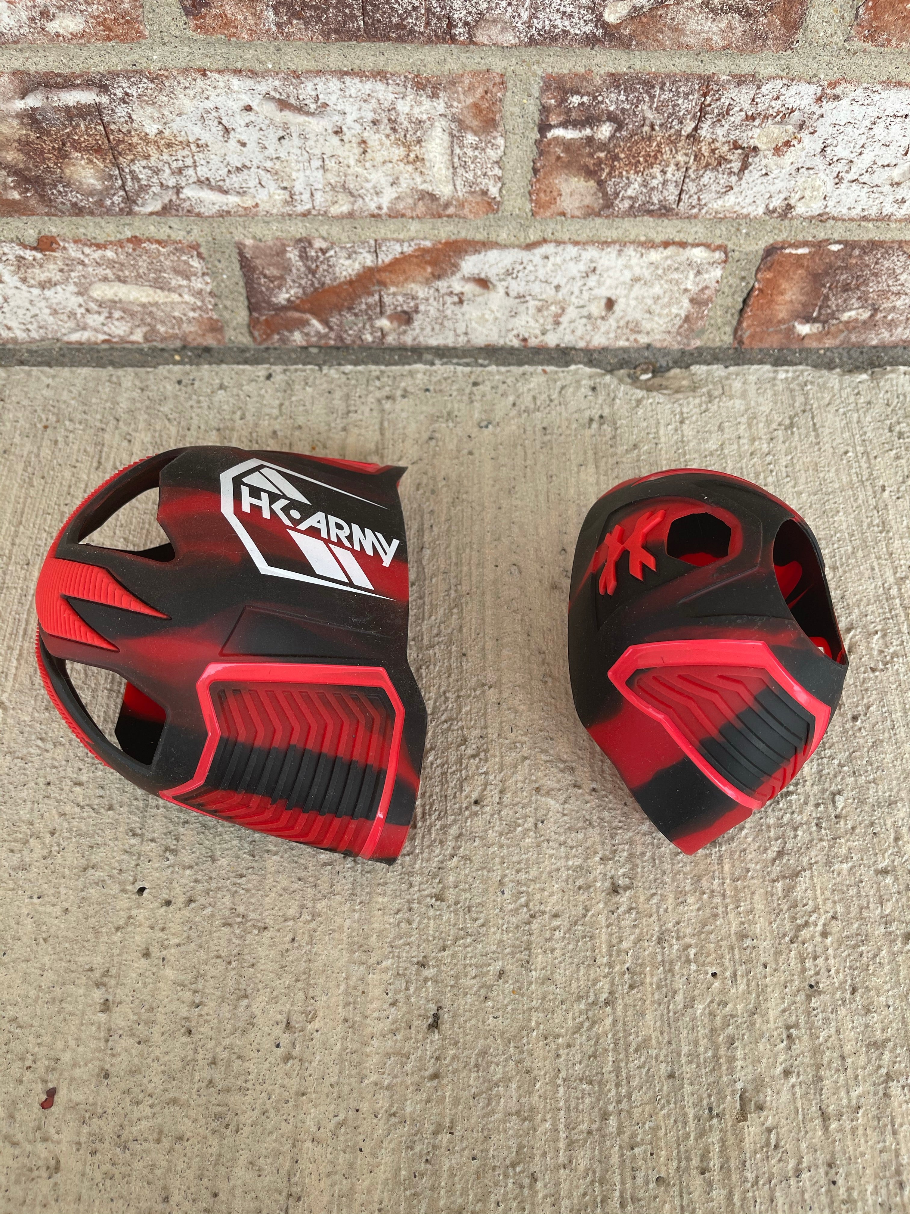 Used HK Army FC Tank Cover - Red/Black Swirl - Image 2