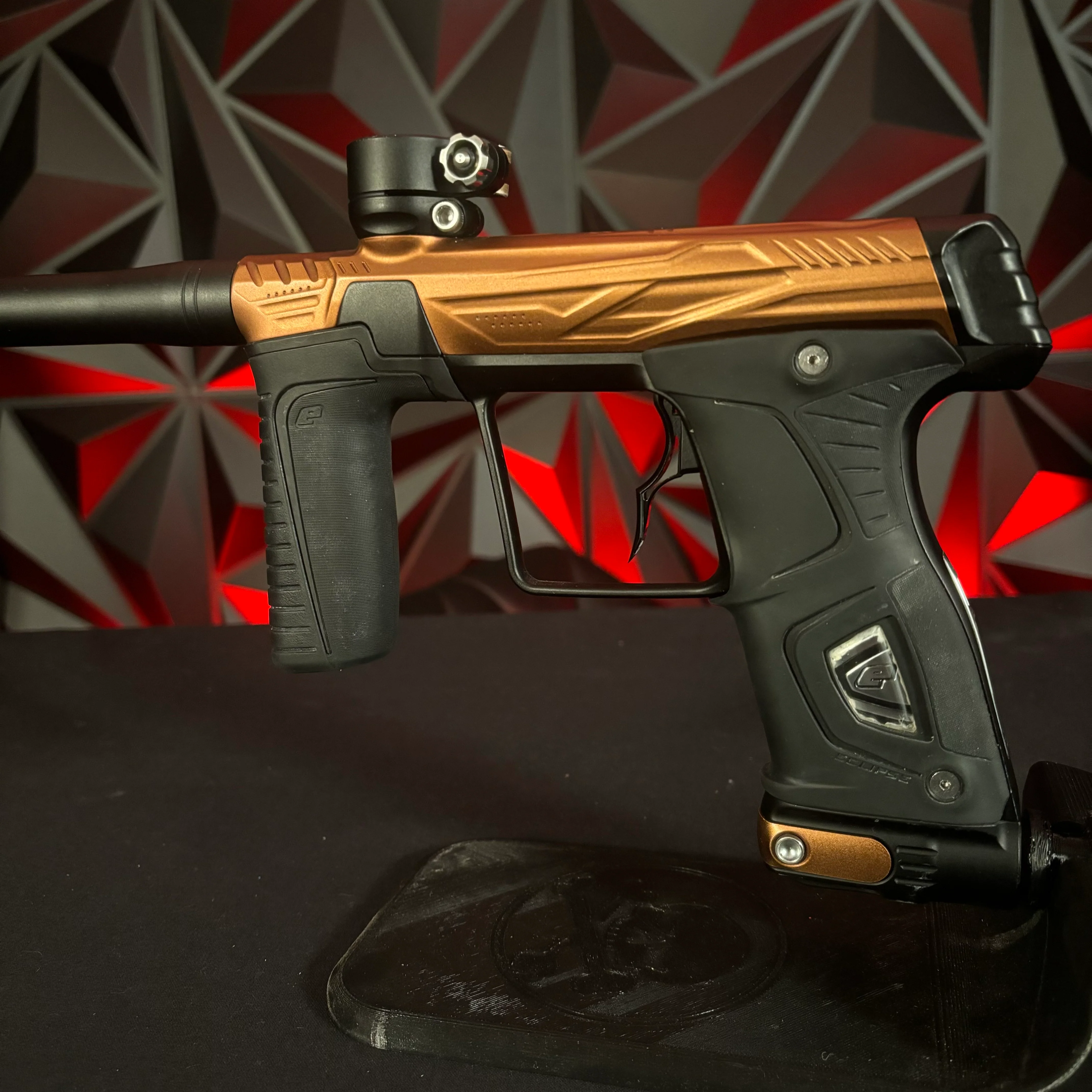 Used HK Army Gtek 170R Paintball Gun - Bronze/Black w/ Infamous Deuce Trigger - Image 3