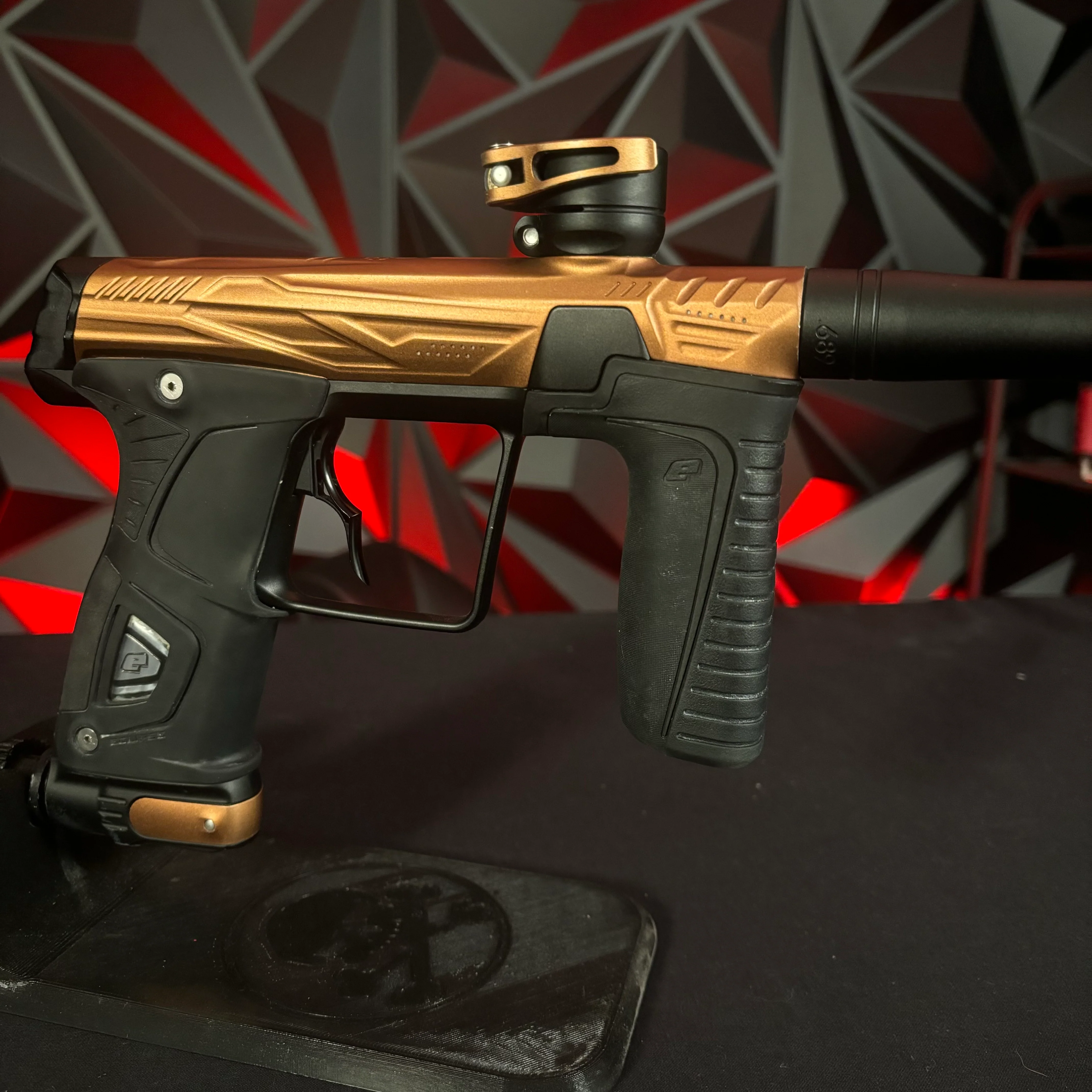 Used HK Army Gtek 170R Paintball Gun - Bronze/Black w/ Infamous Deuce Trigger - Image 4