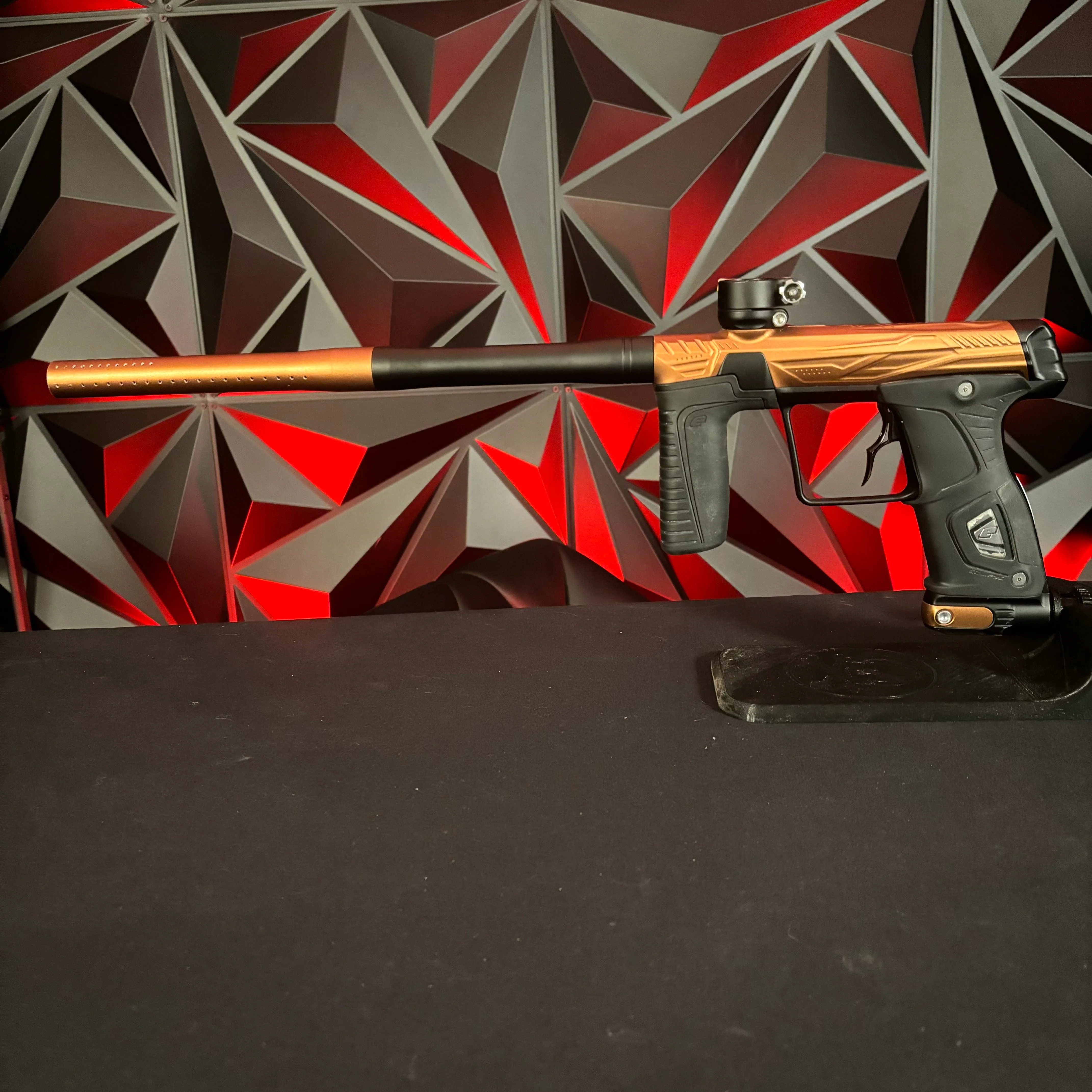 Used HK Army Gtek 170R Paintball Gun - Bronze/Black w/ Infamous Deuce Trigger - Image 7