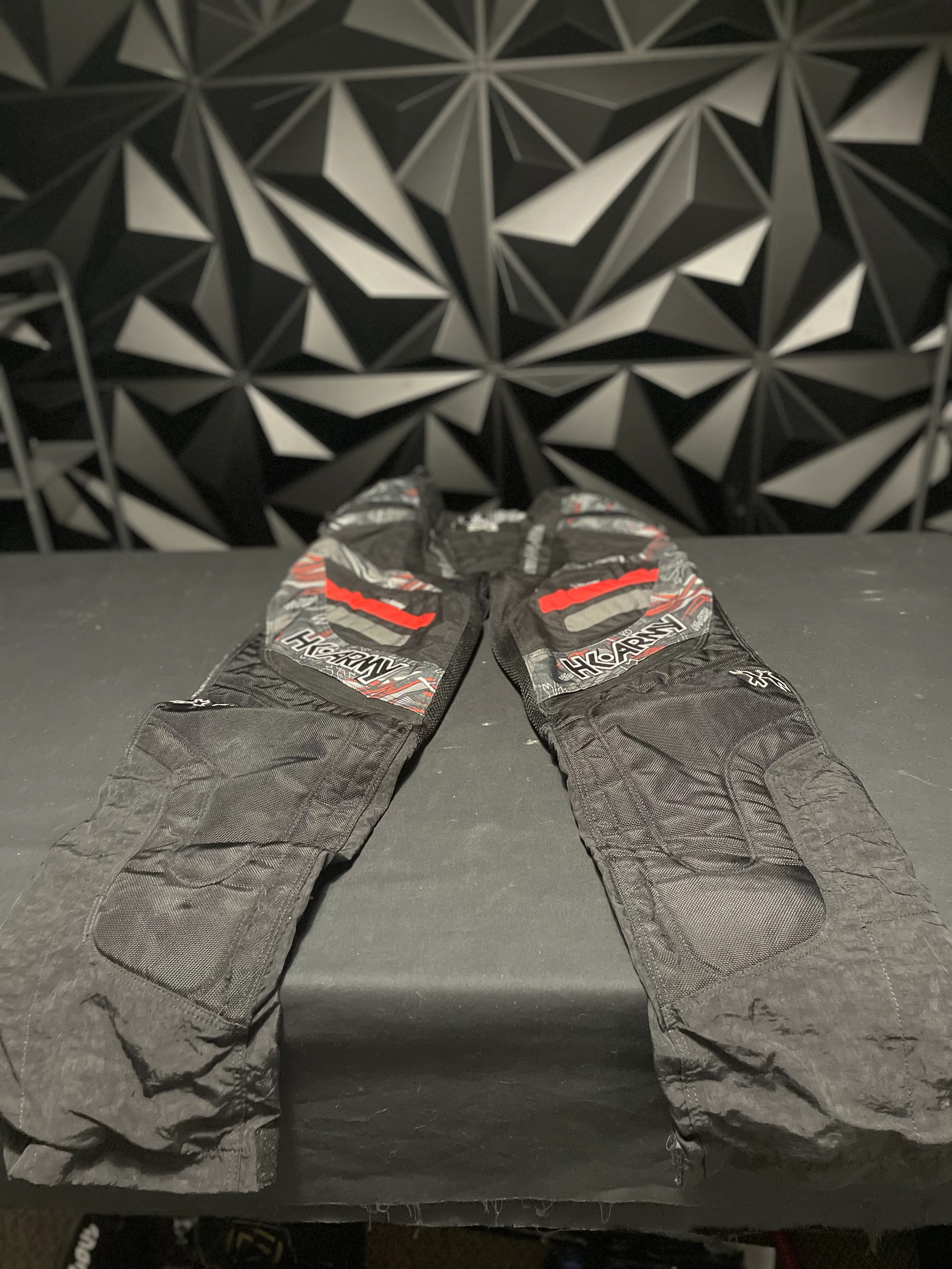 Used HK Army Hardline Paintball Pant - Red/Black - Medium (30-33) - Image 3