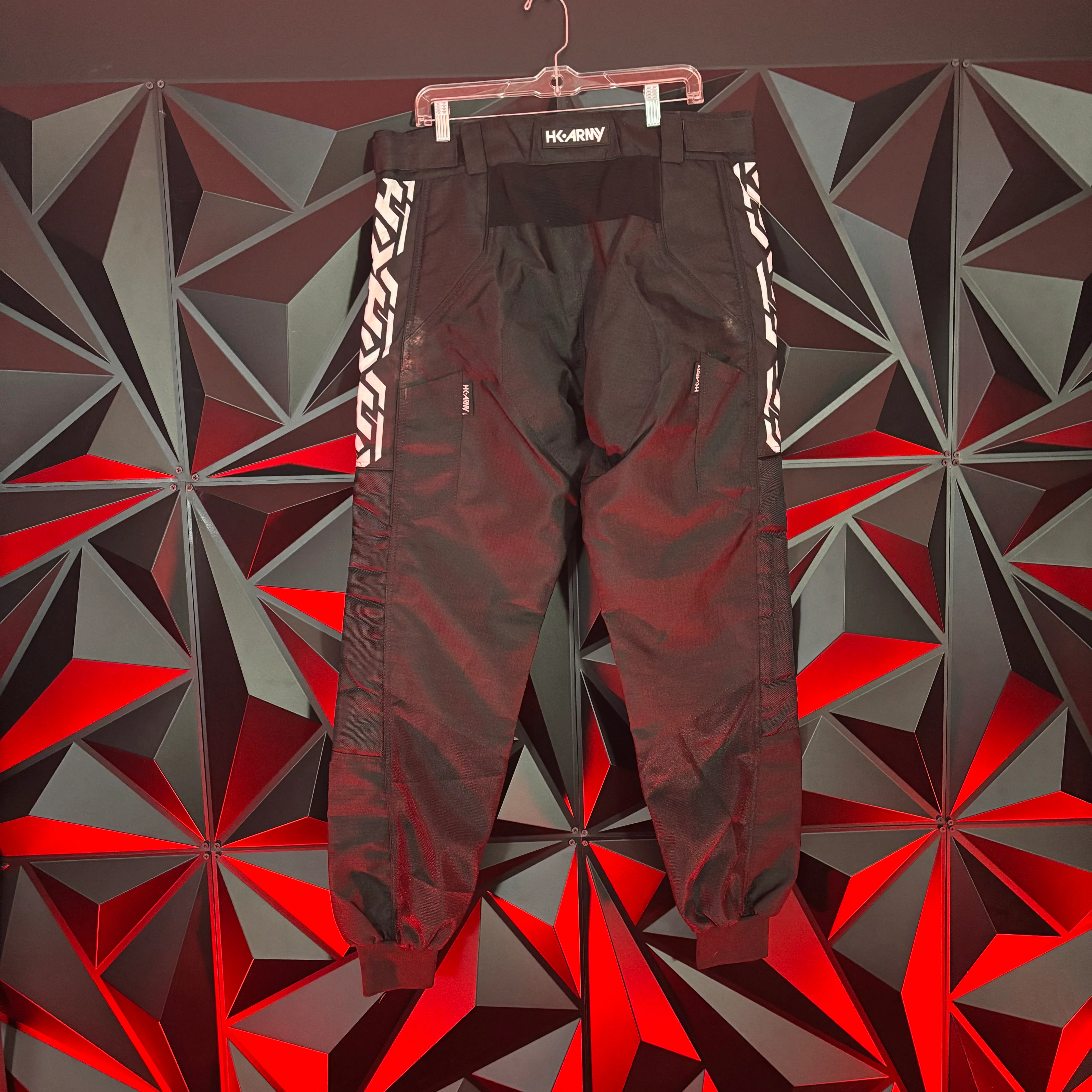 Used HK Army Hstl Retro fit Pants - Black/ white - Large - Image 2