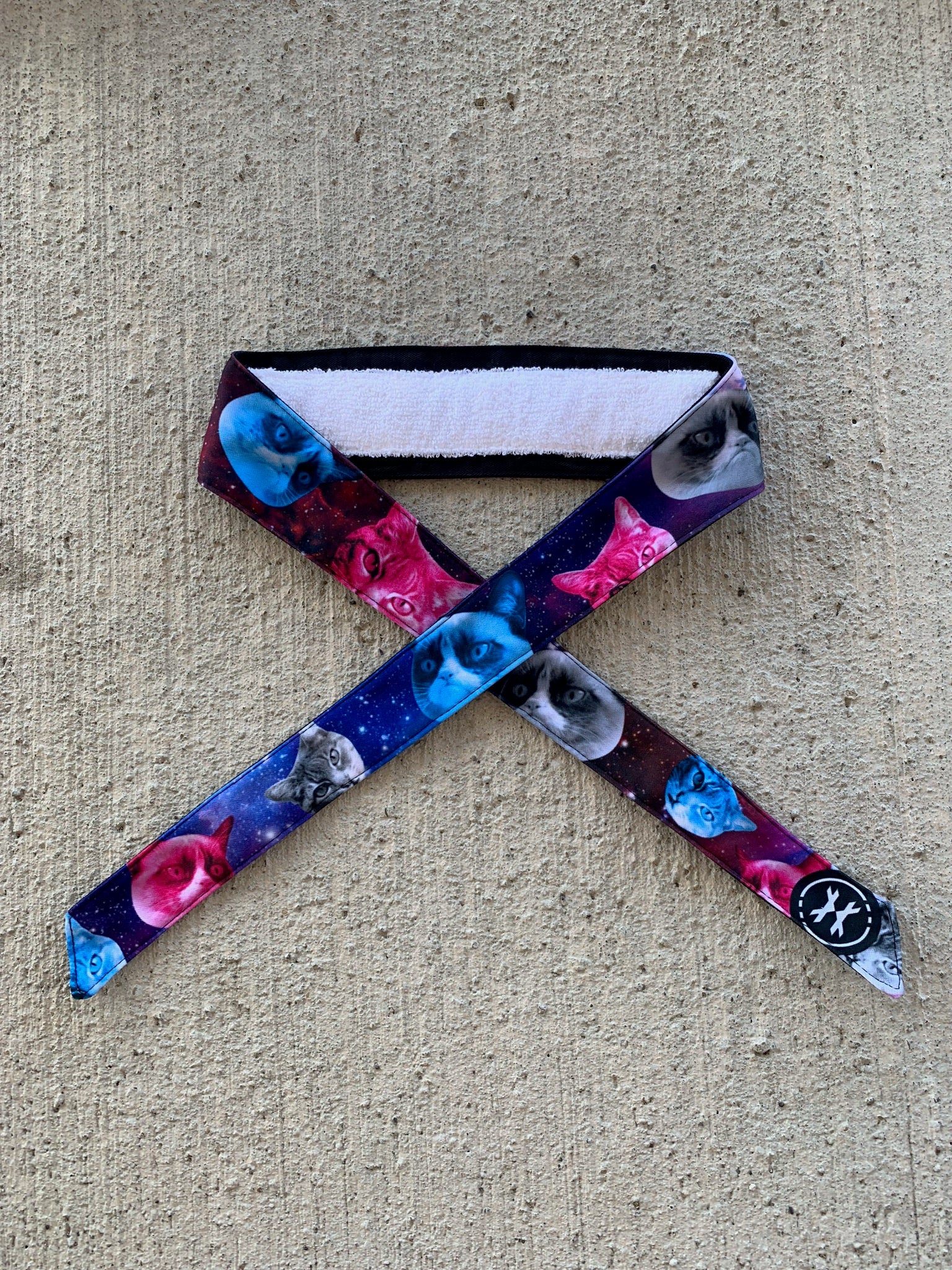 Used HK Army Headband - Space Cats - Image 2