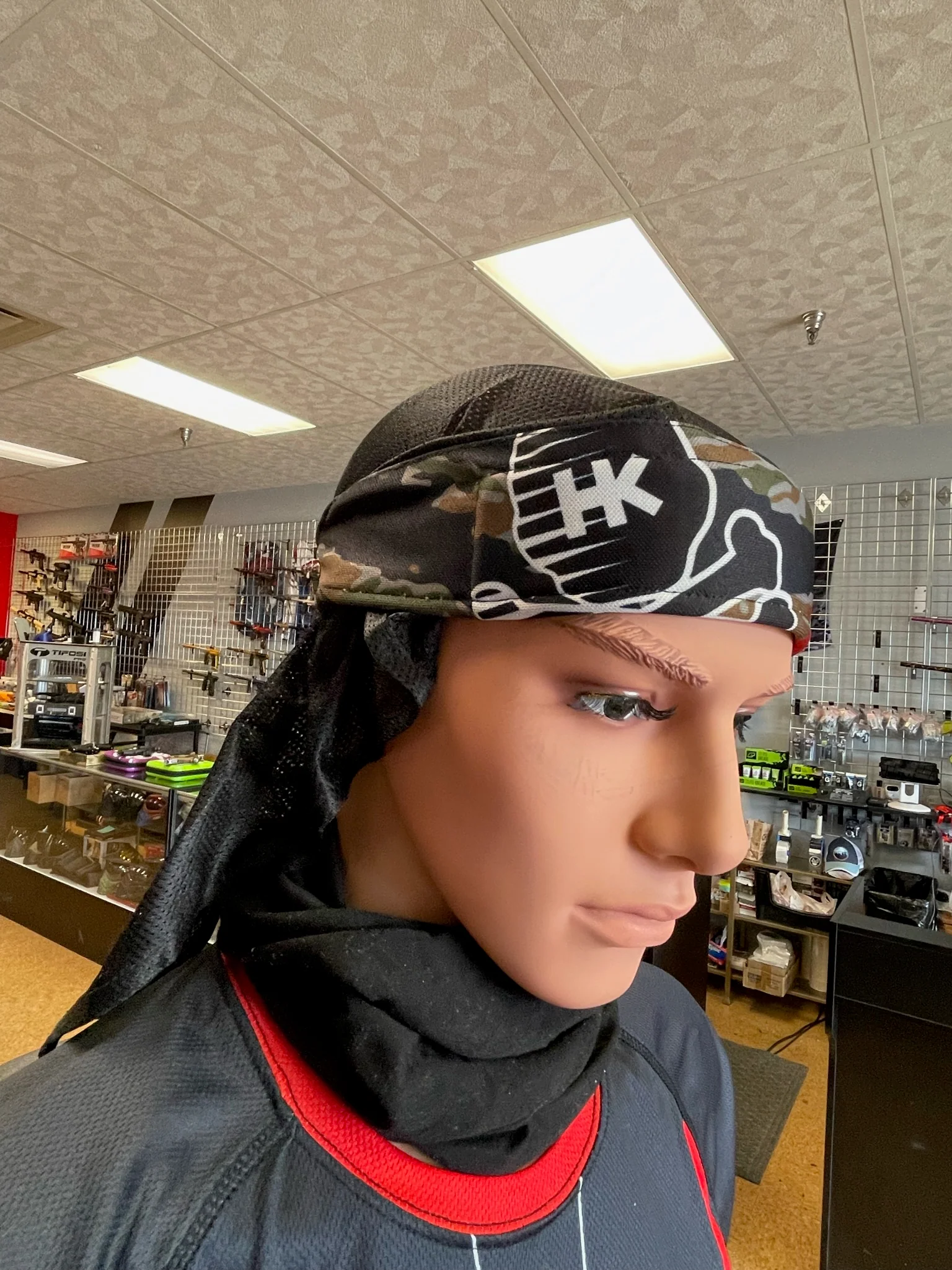 Used HK Army Headwrap- Black Mesh - Image 2