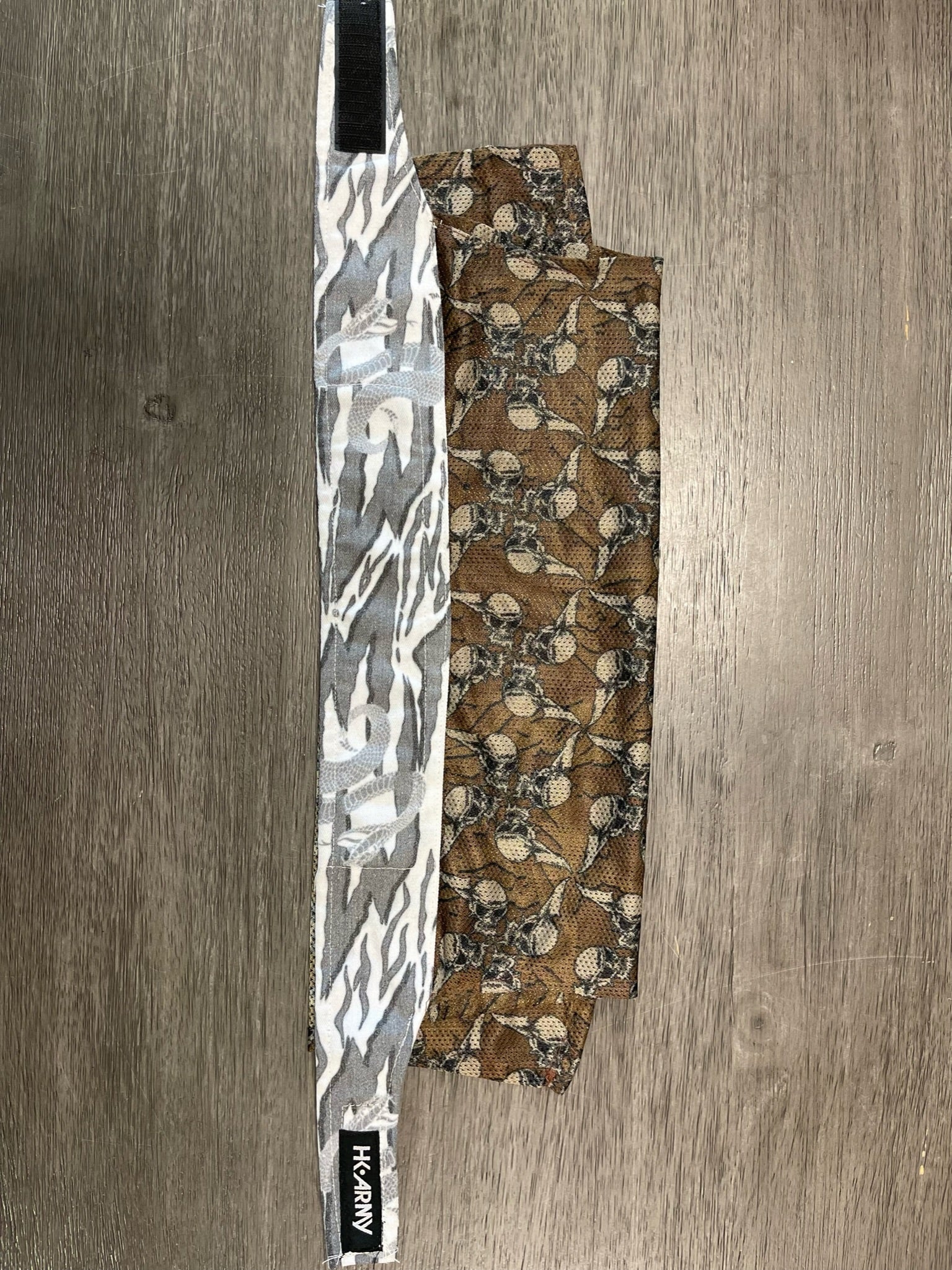 Used HK Army Hostilewear Headwrap - Grey Snakes/Forest Mesh - Image 2