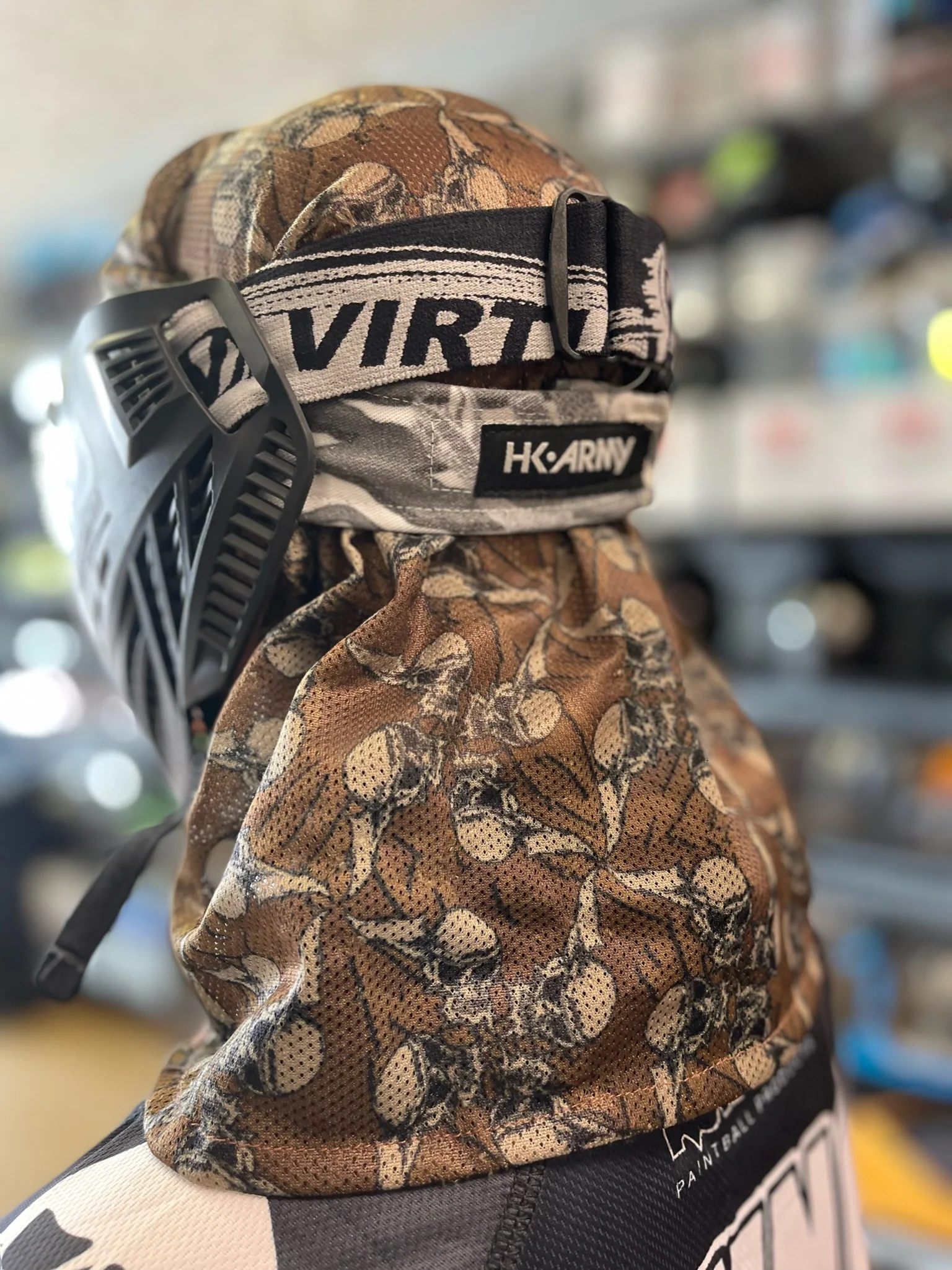 Used HK Army Hostilewear Headwrap - Grey Snakes/Forest Mesh - Image 6