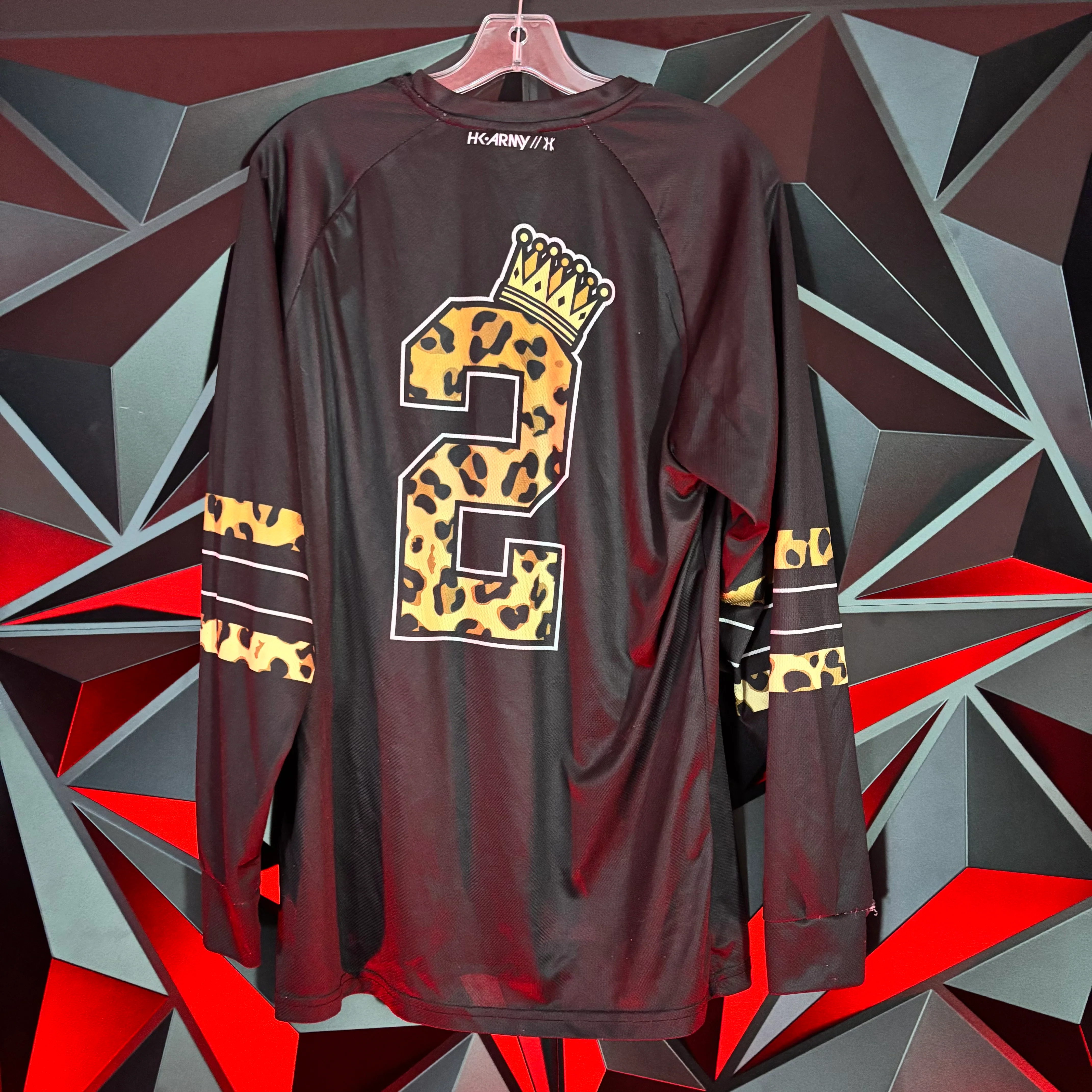 Used HK Army Paintball Jersey - Medium - Leopard Print - Image 2