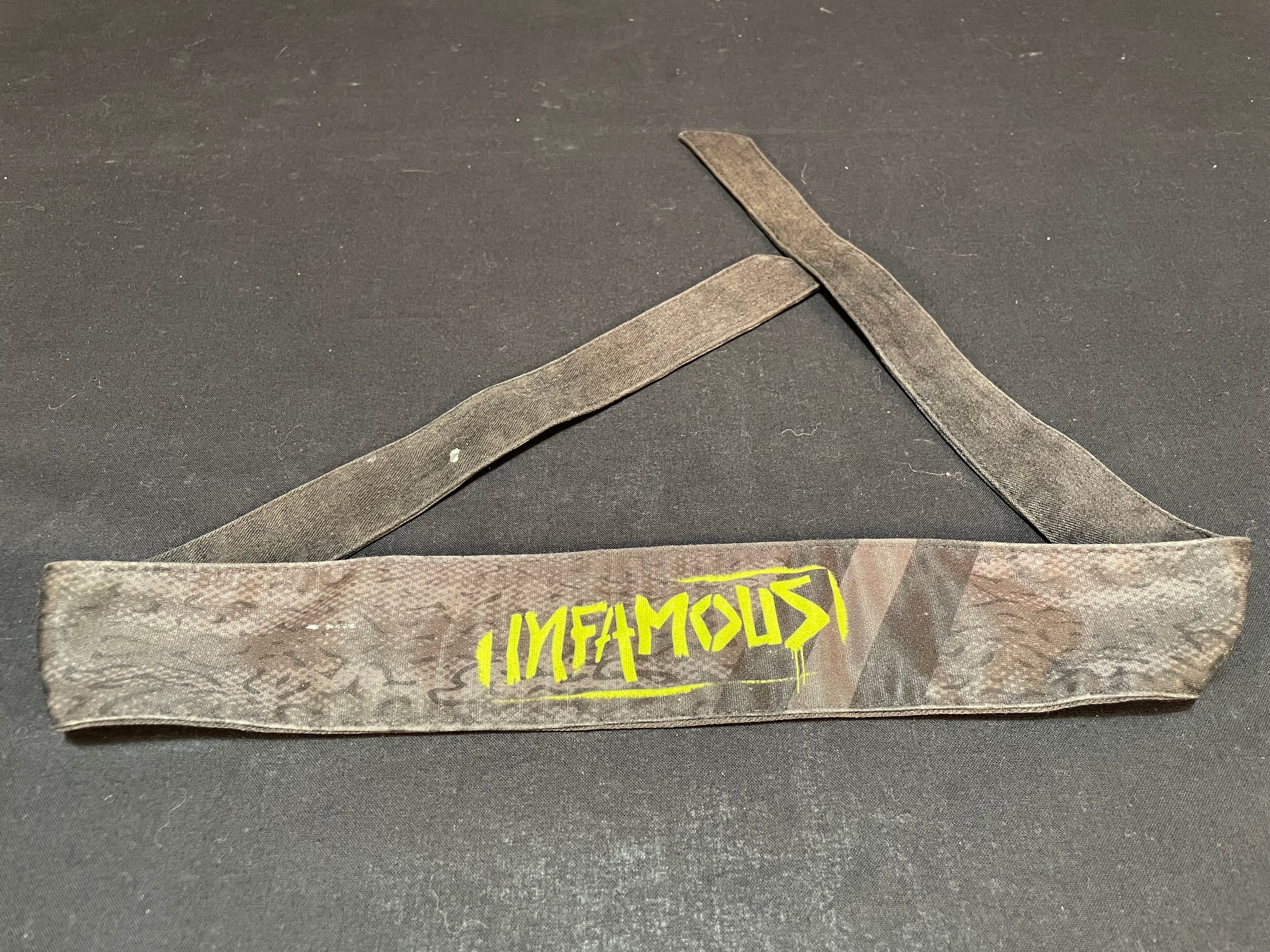 Used HK Army/Infamous Paintball Headband - Black Snake Skin
