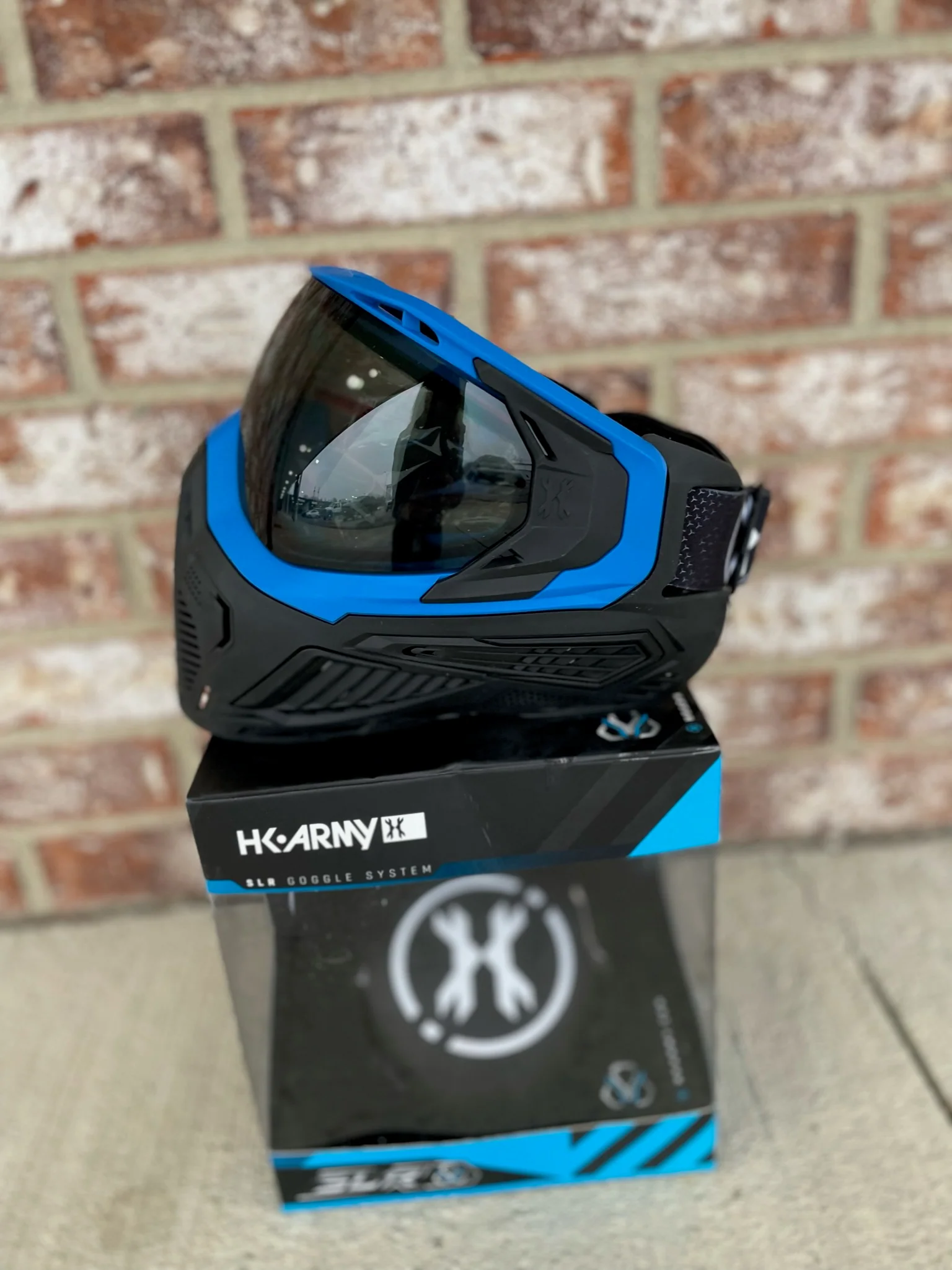 Used HK Army KLR Goggle - Black/Blue - Image 3