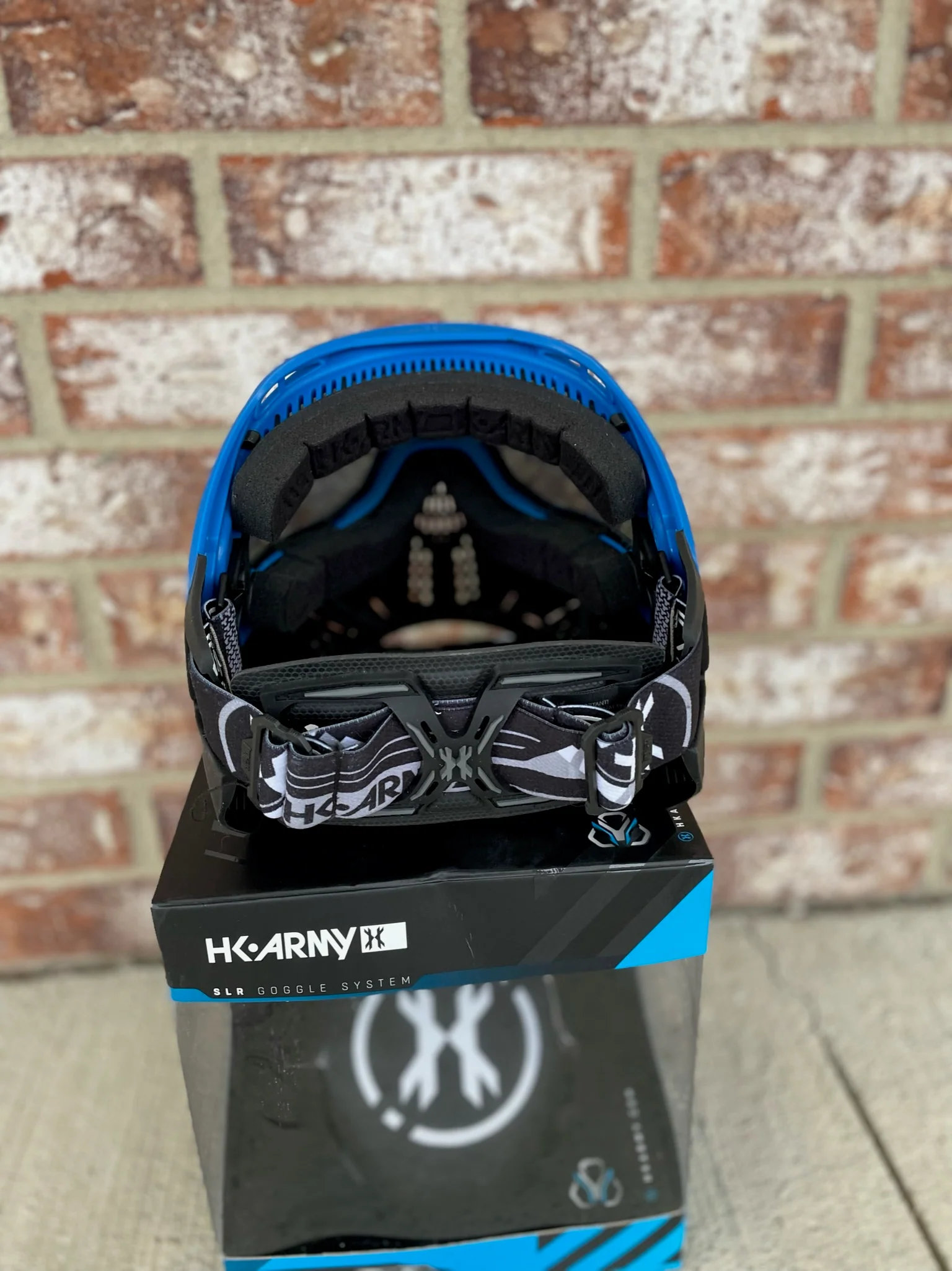 Used HK Army KLR Goggle - Black/Blue - Image 5