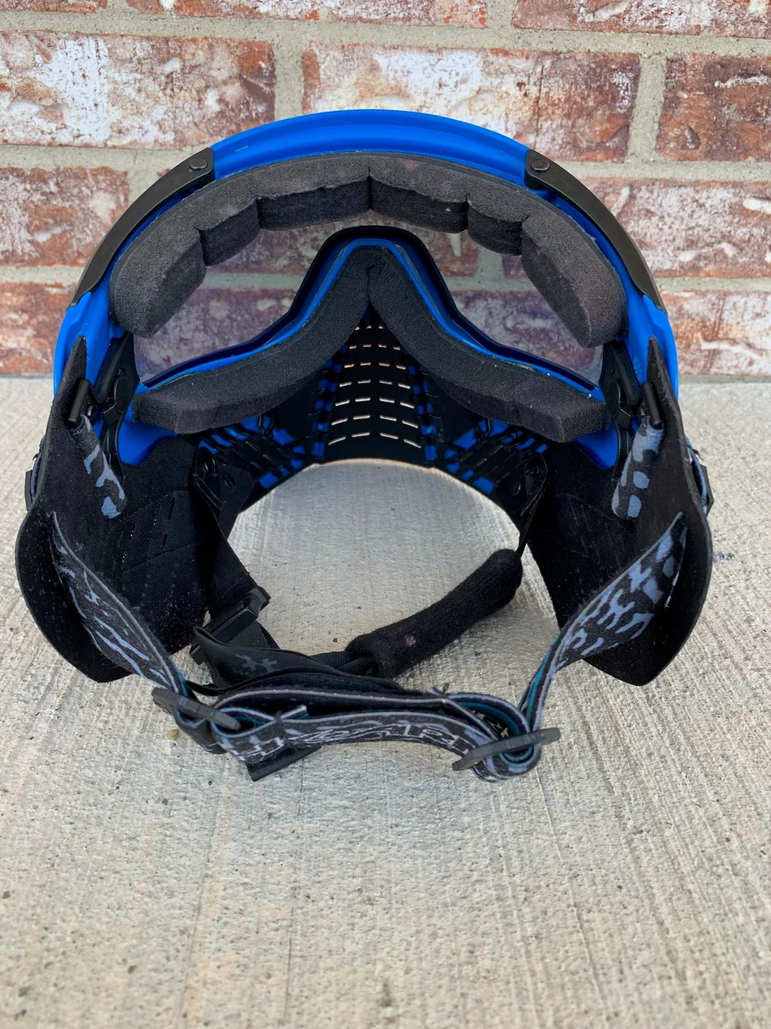 Used HK Army KLR Goggle - Black/Blue with additional Lens - Image 3