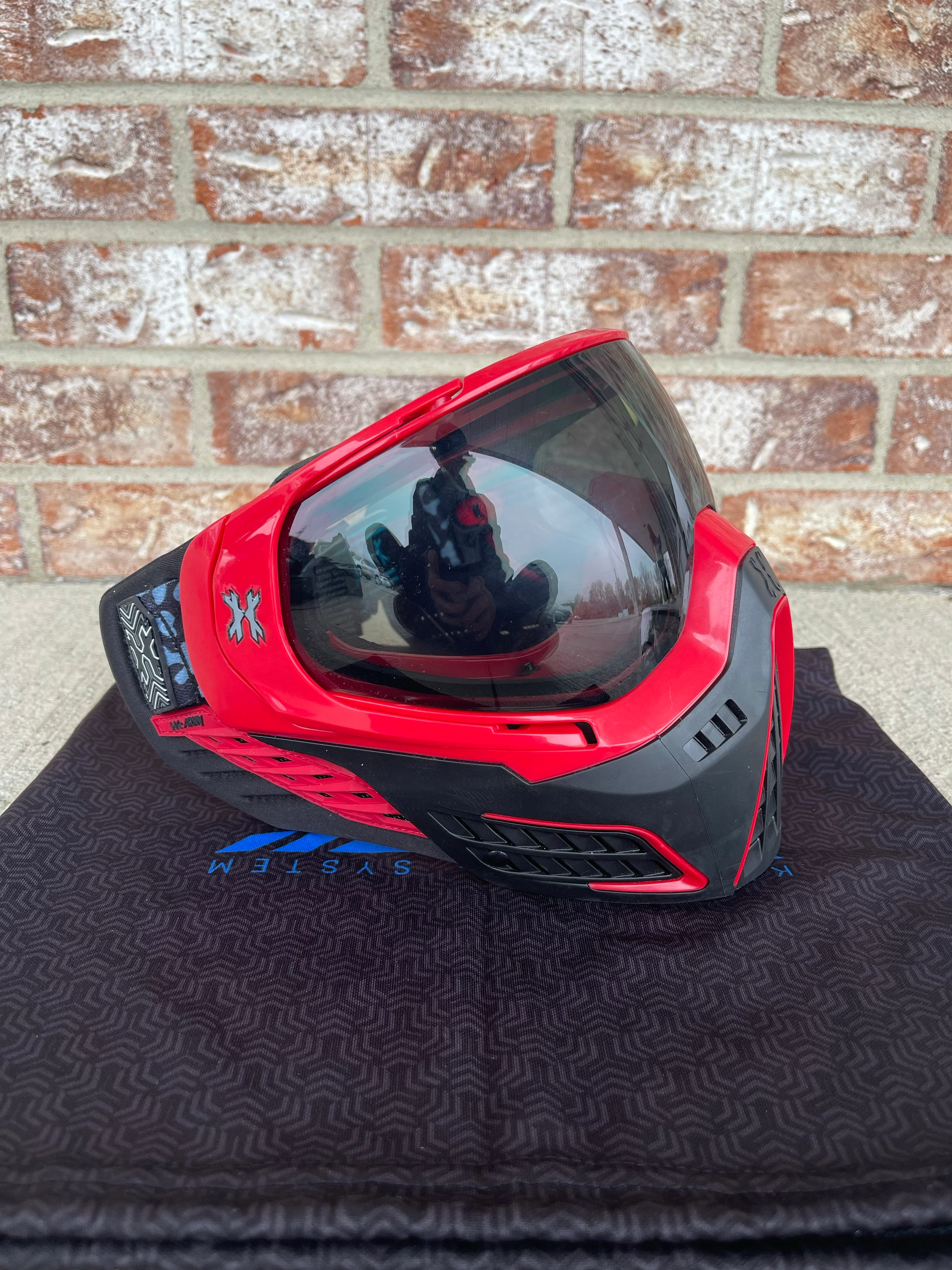 Used HK Army KLR Goggle - Black / Red - Image 3