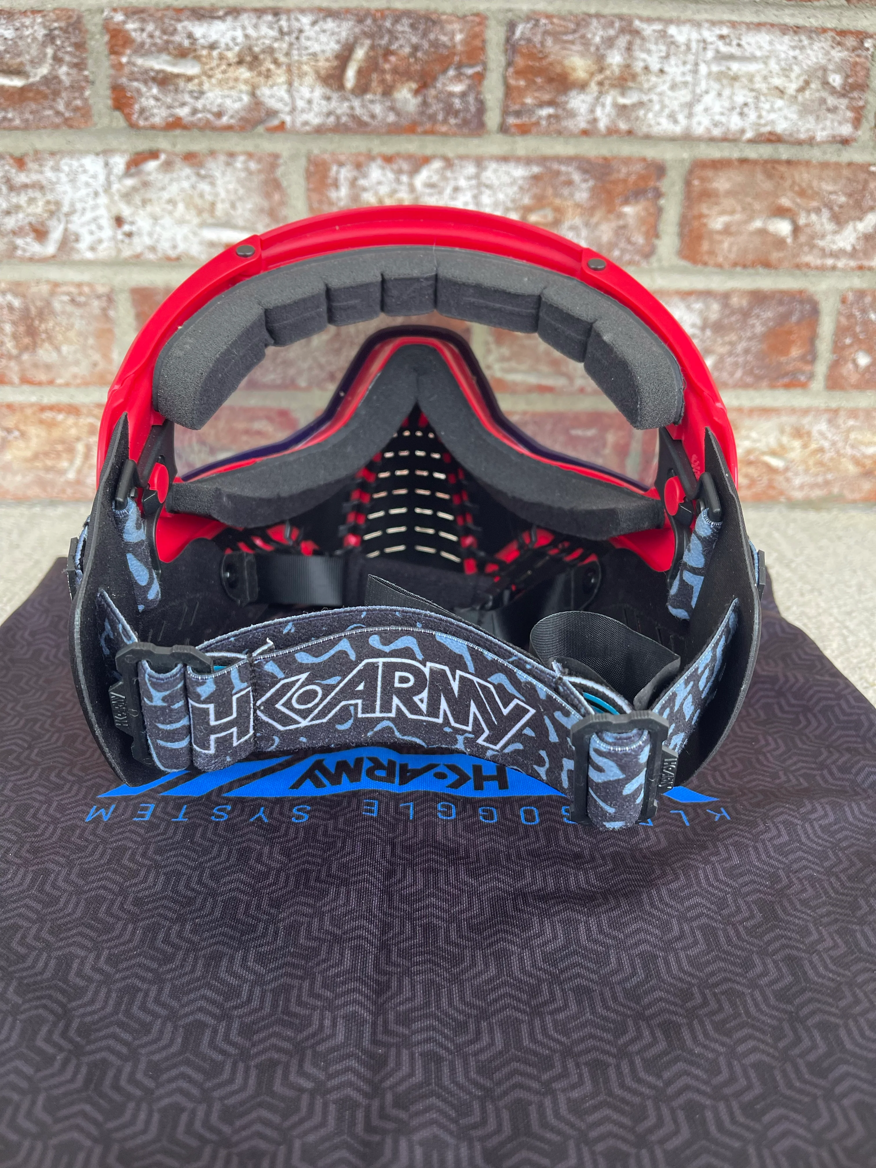 Used HK Army KLR Goggle - Black / Red - Image 4
