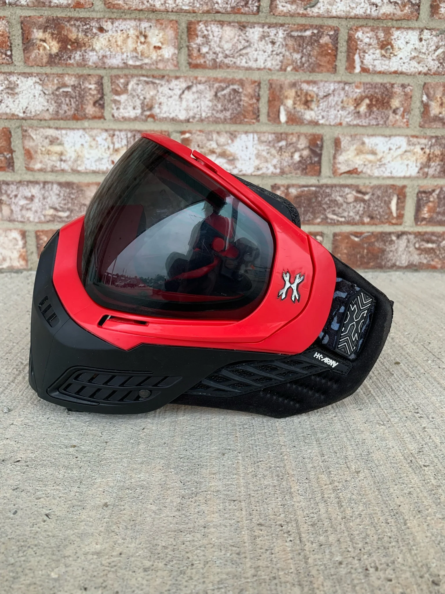 Used HK Army KLR Goggle - Black / Red - Image 2